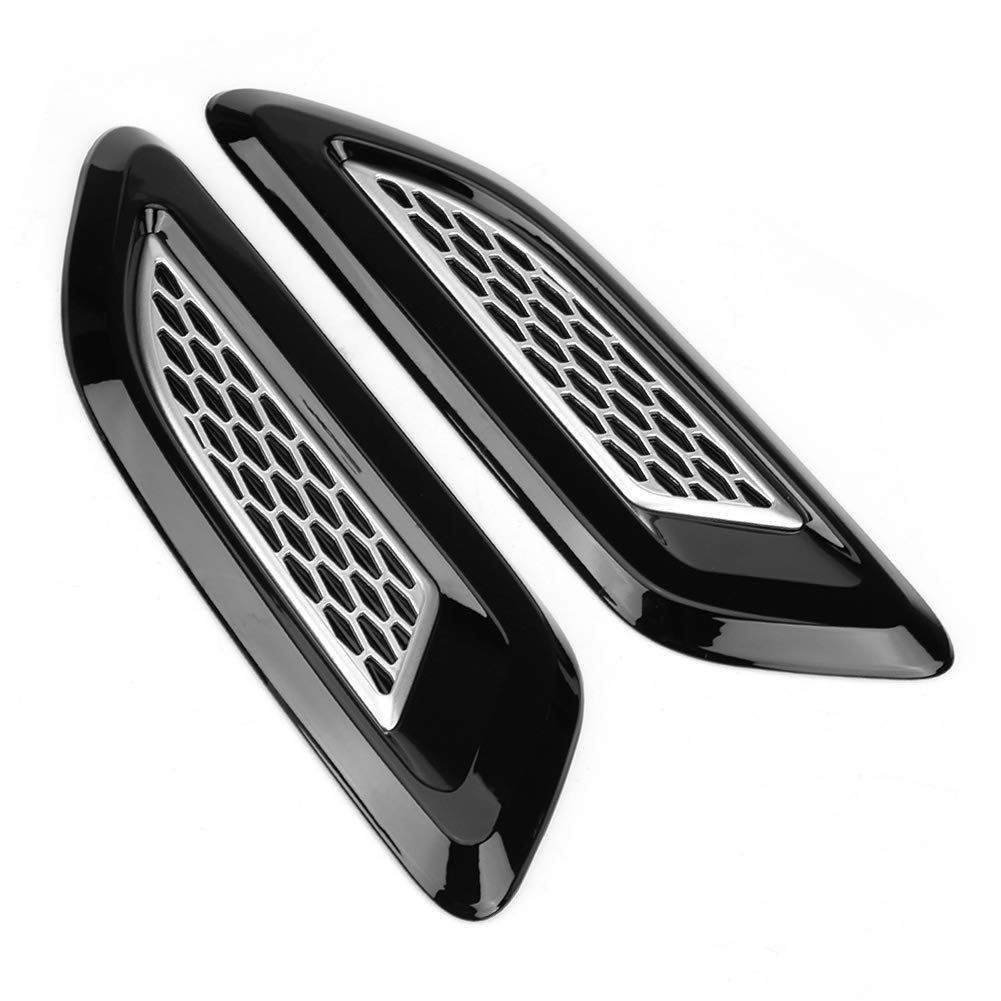 Durable Car Hood Air Vent Wing Trim - High-Quality Two-Color Air Outlet Wing for Automotive Enthusiasts | Perfect for Car Customization & Performance Enhancement