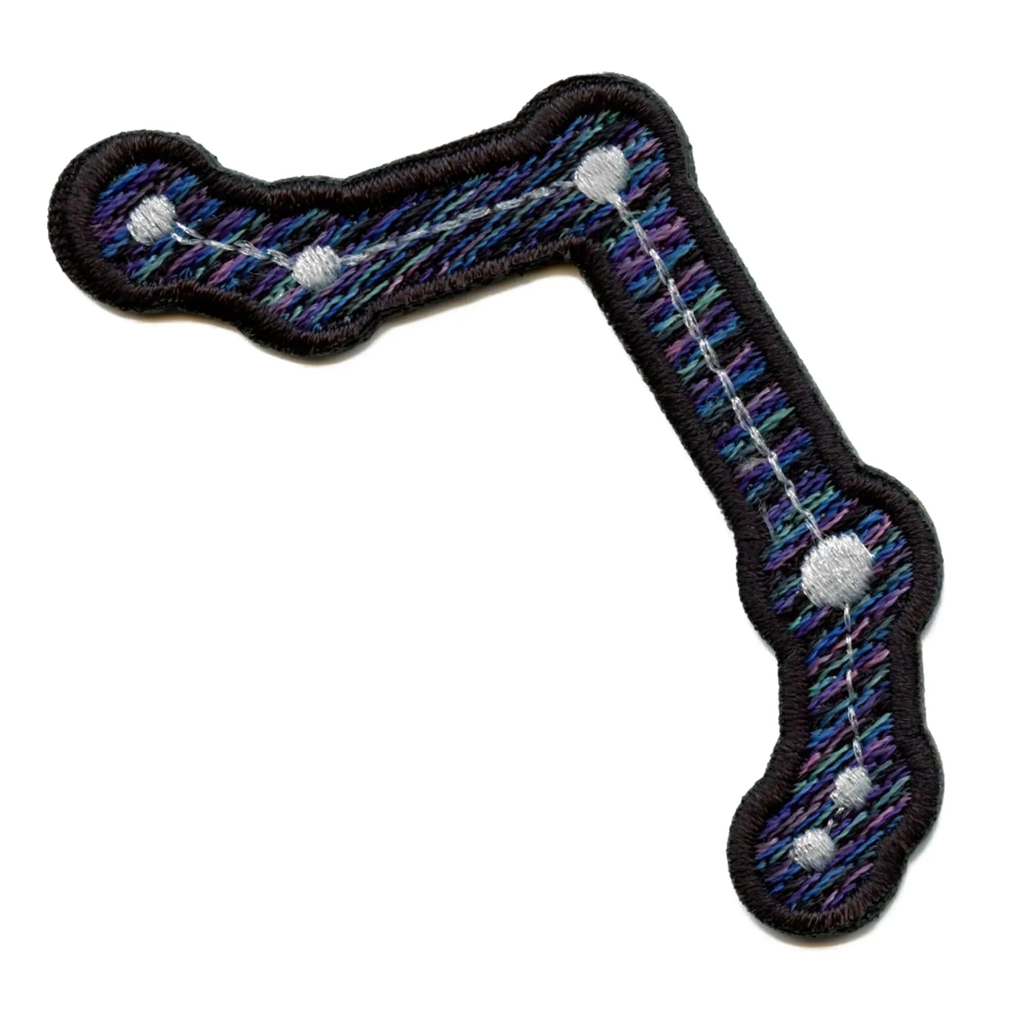Aries Zodiac Constellation Iron-On Patch - Embroidered Horoscope Stars Ram Sign for DIY Clothing, Hats & Bags - Perfect for Customizing Jackets, Backpacks & Gifts