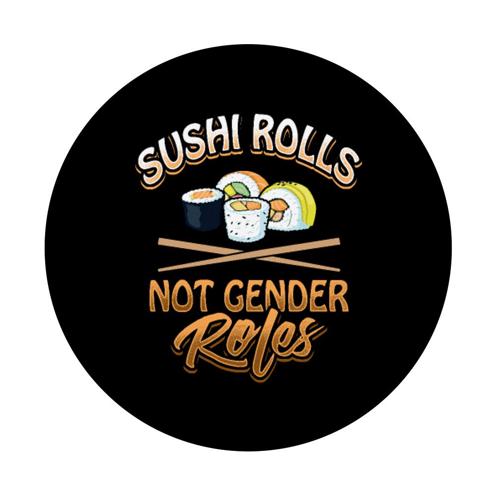 Funny Sushi Rolls Not Gender Rolls T-Shirt - Equality, Love & Marriage Couple Gift - Perfect for LGBTQ+ Pride, Weddings & Anniversaries