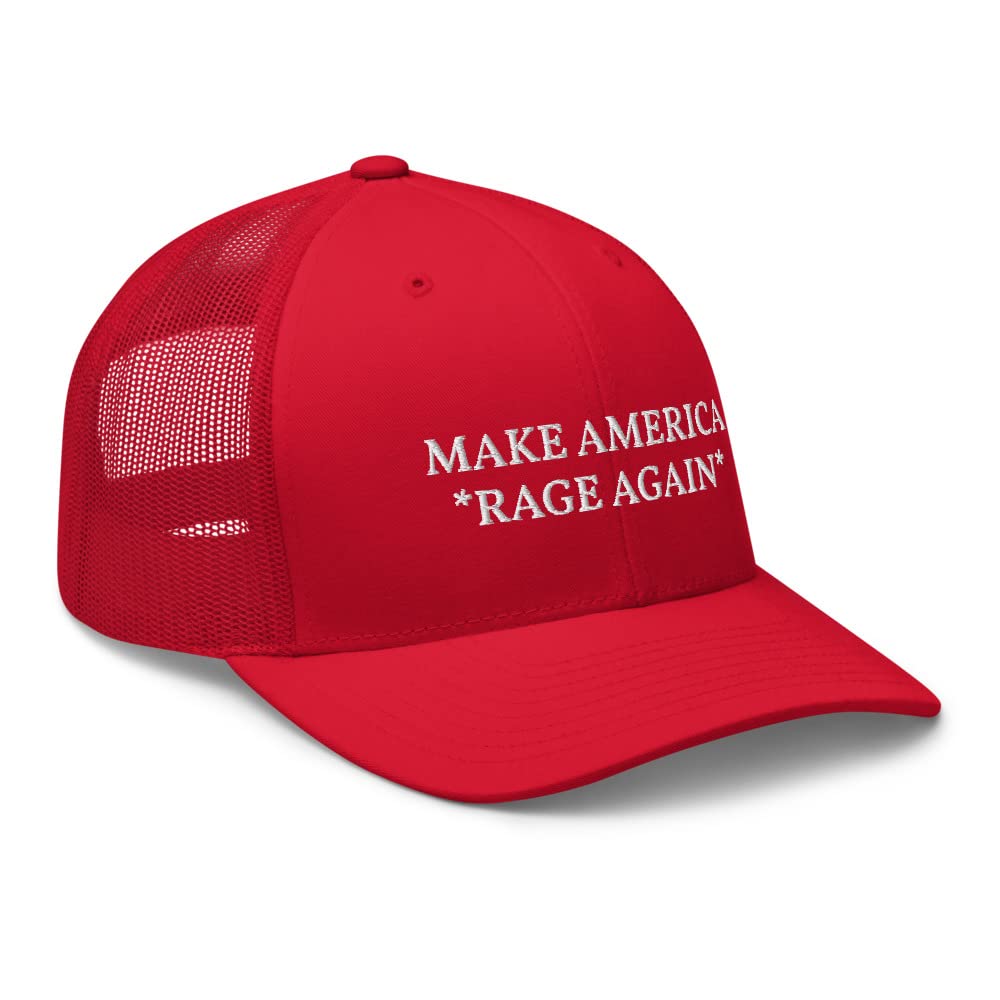 Make America Rage Again Trucker Hat - Adjustable Cotton Baseball Cap for Men & Women - Perfect for Outdoor Activities, Sports Events & Patriotic Celebrations