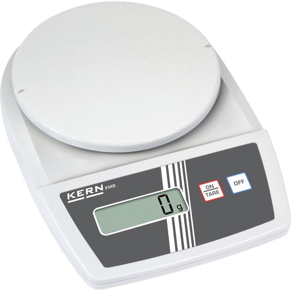 EMB 2200-0 Digital Bench Scale 2200g/0.1g Precision - Compact Tabletop Scale for Kitchen, Jewelry, Postal & Laboratory Use