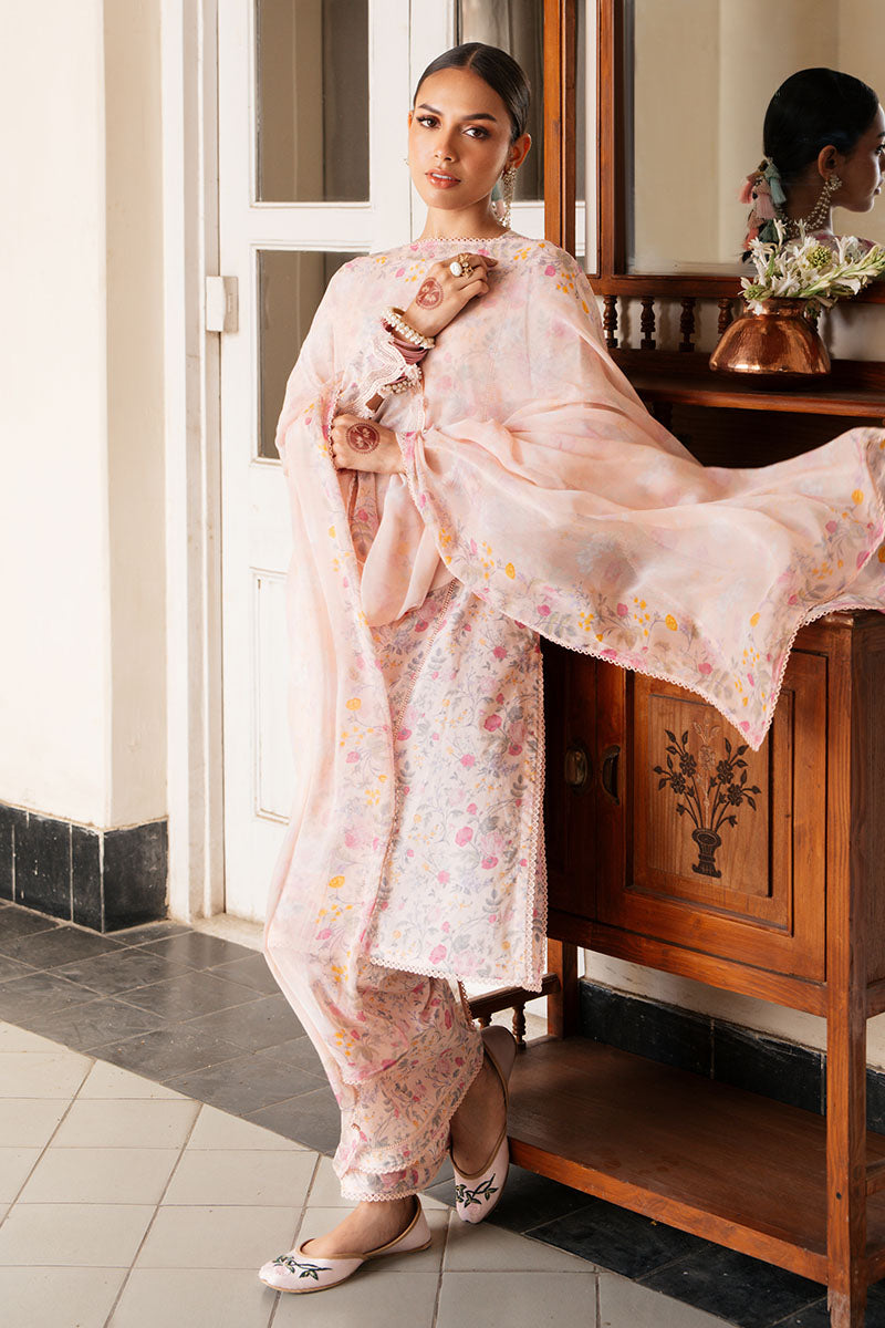 COLOUR CRUSH 3-Piece Printed Lawn Suit Set for Women | Floral Summer Outfit | Perfect for Parties, Weddings & Casual Wear