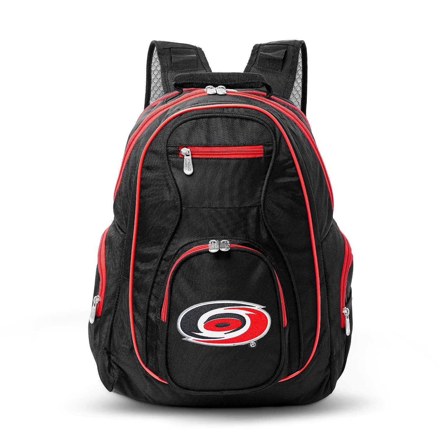 NHL Colored Trim Premium 19-inch Laptop Backpack with Padded Shoulder Straps - Durable Sports Backpack for Travel, School, College & Business - Perfect for Commuting, Campus Life & Work Essentials