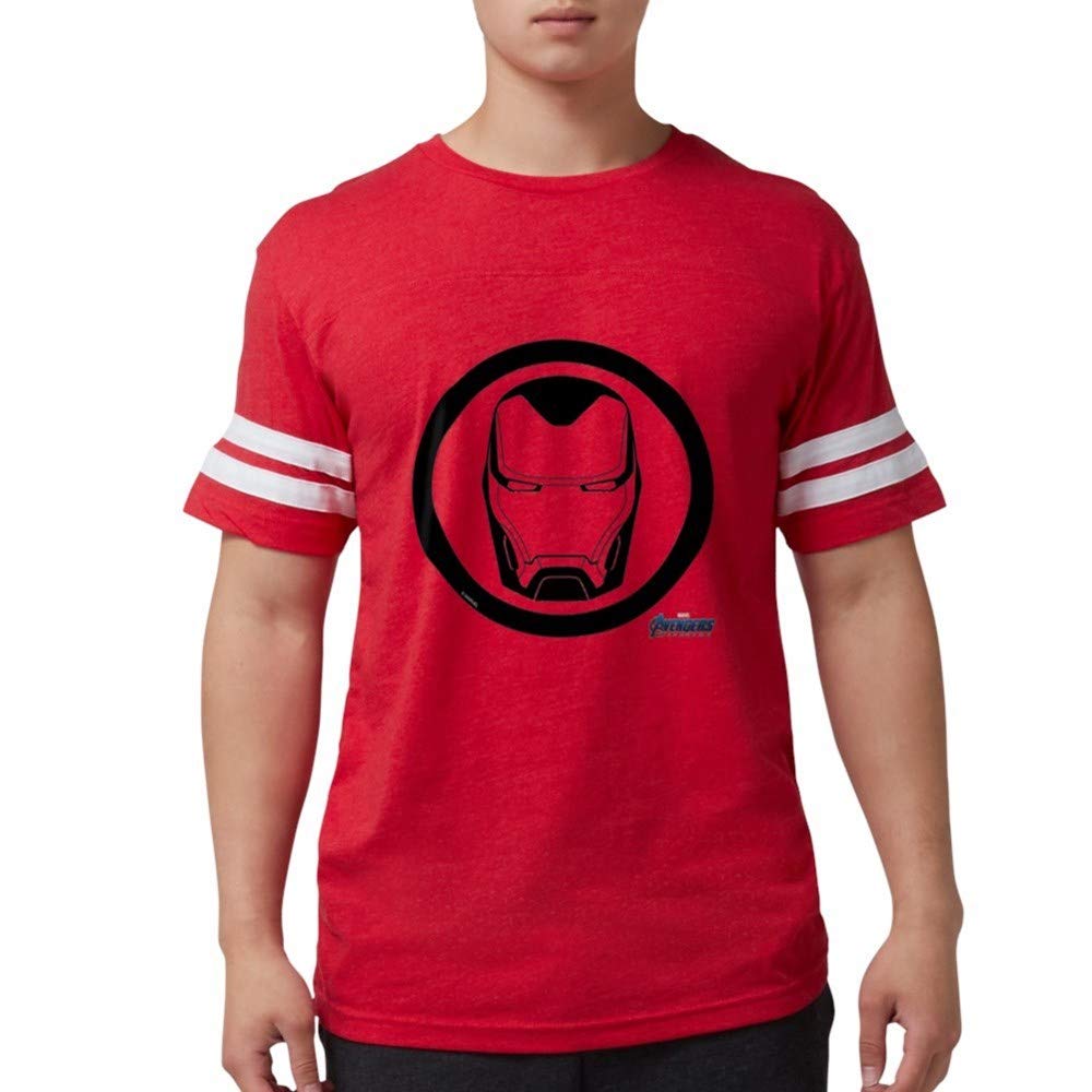 Iron Man Logo Men's Football Shirt - Superhero Themed Sports Jersey for Marvel Fans | Perfect for Game Day, Cosplay & Marvel-Themed Parties