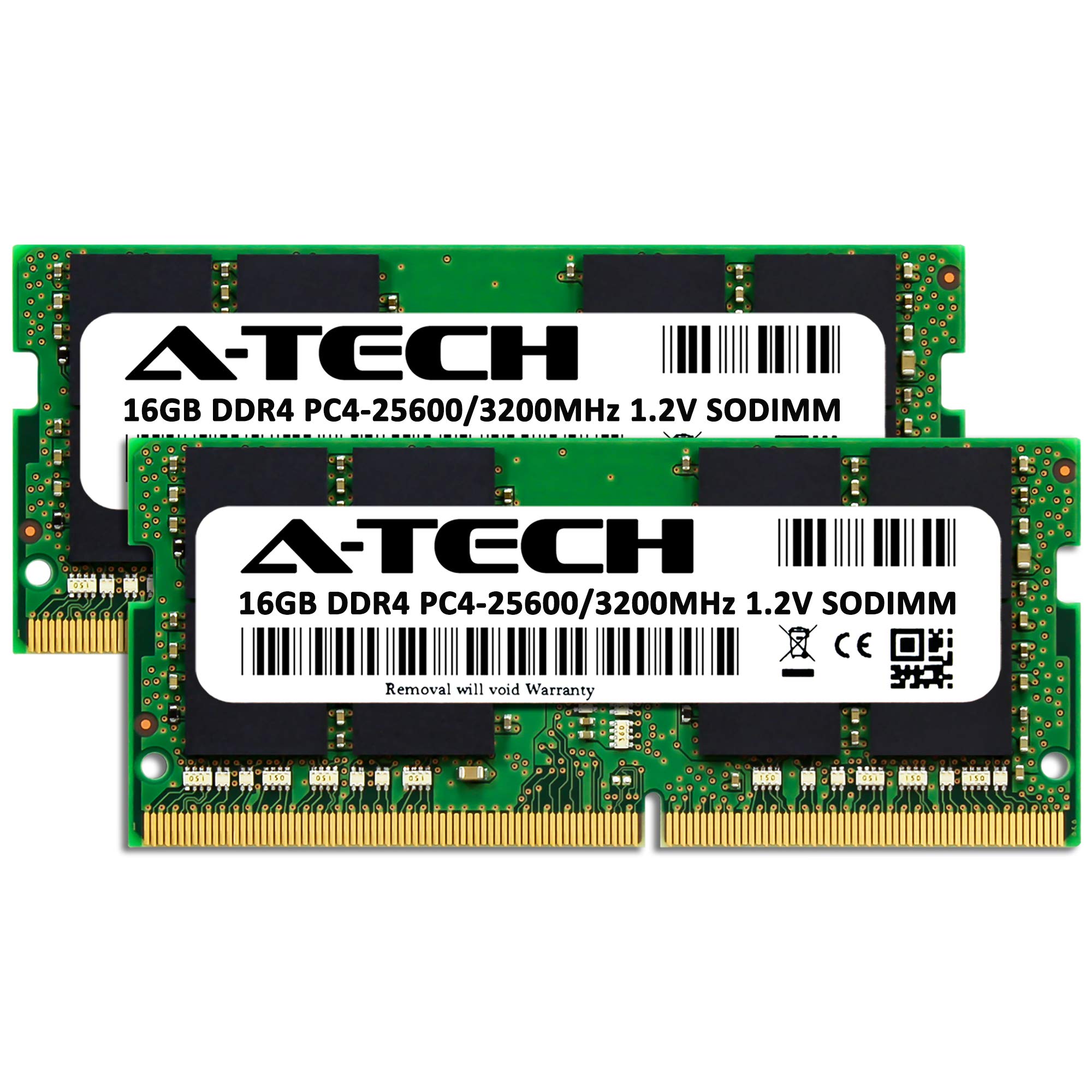 A-Tech 32GB RAM Kit (2x16GB) DDR4 3200MHz for Lenovo Legion 5 15IMH05H - PC4-25600 SODIMM 260-Pin Laptop Memory Upgrade - Boost Gaming & Multitasking Performance