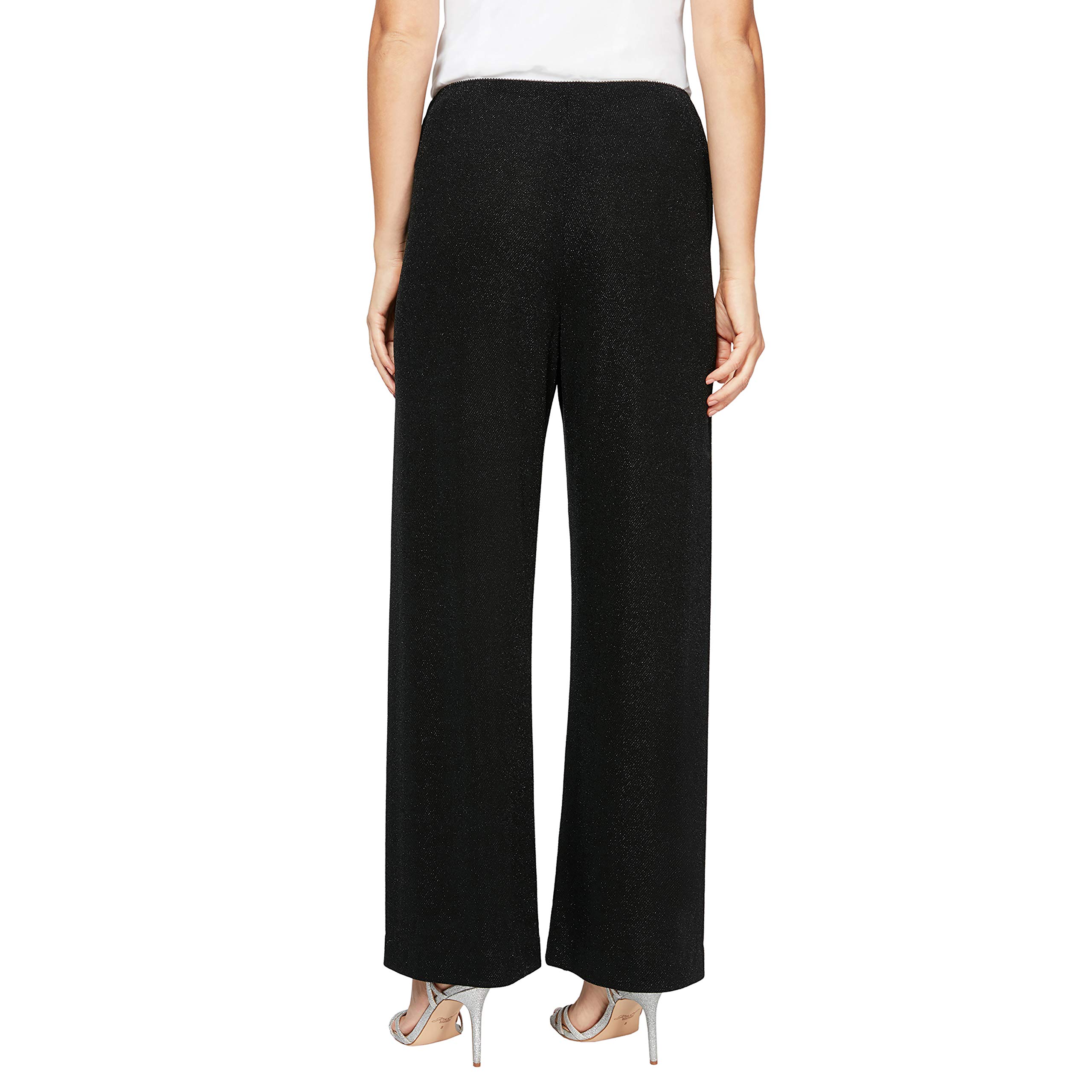 Alex Evenings Women's Straight Leg Dress Pants - Elegant Formal Trousers for Mother of The Bride, Wedding Guest & Special Occasions (Petite & Regular Sizes) | Perfect for Weddings, Parties, Cocktail Events & Office Wear