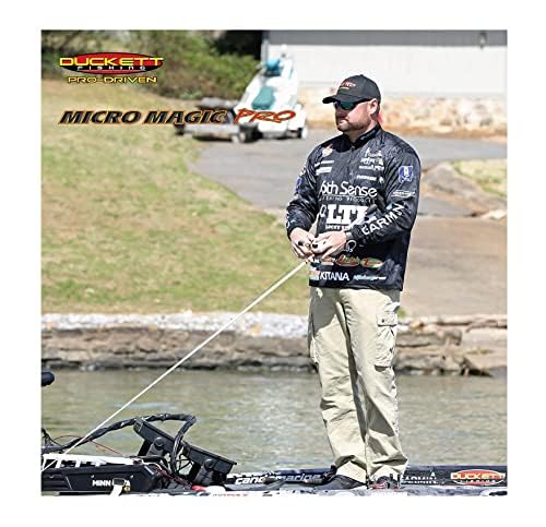 **DUCKETT FISHING Micro Magic Pro Angling Fishing Rod – Lightweight Carbon Fiber with Micro-Guides & Sensi-Touch Blanks – Spinning, Casting & Crankin' Models – Perfect for Bass, Trout & Freshwater Fishing**