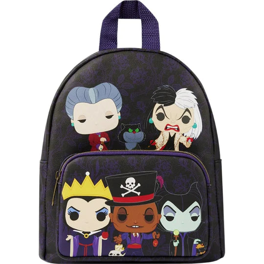 Disney Villains Themed Backpack for School, Travel & Cosplay - Maleficent, Ursula & More | Durable & Stylish Kids & Adults Backpack for Disney Fans
