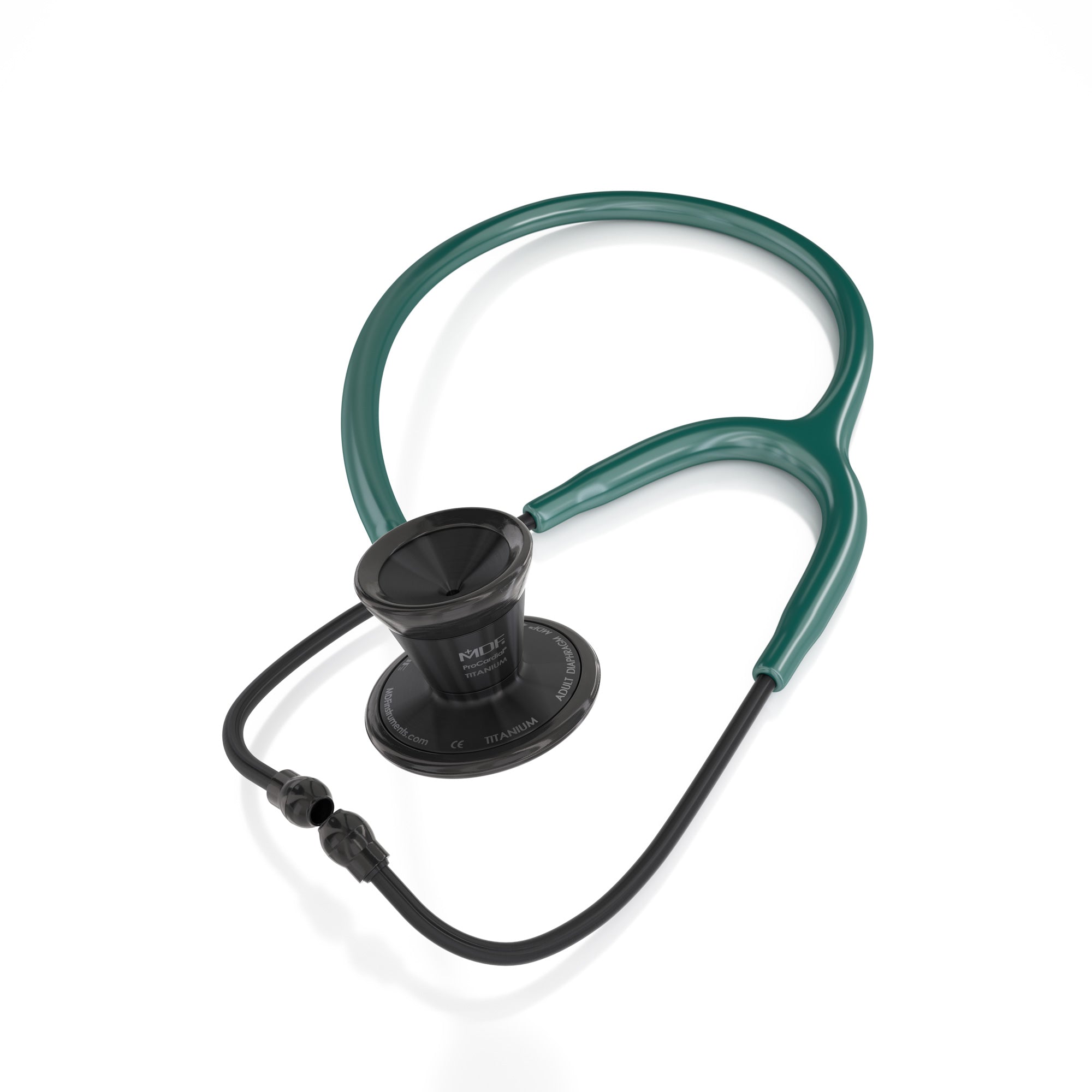 ProCardial® Titanium Cardiology Stethoscope - Green/Black | Premium Medical Stethoscope for Doctors, Nurses & Healthcare Professionals | Ideal for Cardiac Exams, Patient Monitoring & Clinical Use