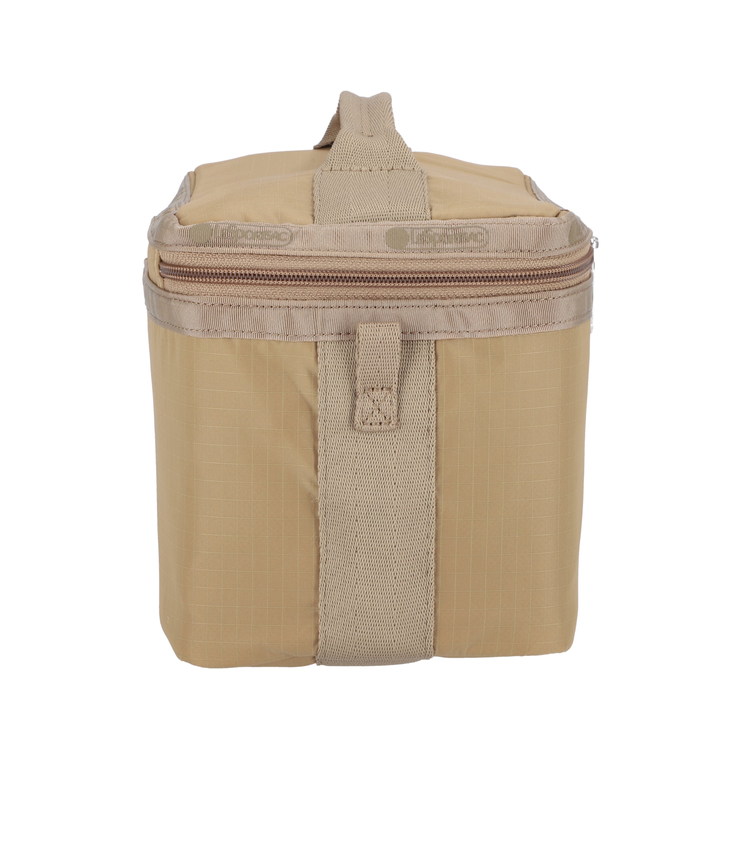 Professional Train Case in Provincial Beige - 1544 U202 | Perfect for Makeup Artists, Hairstylists & Travel Cosmetics Storage