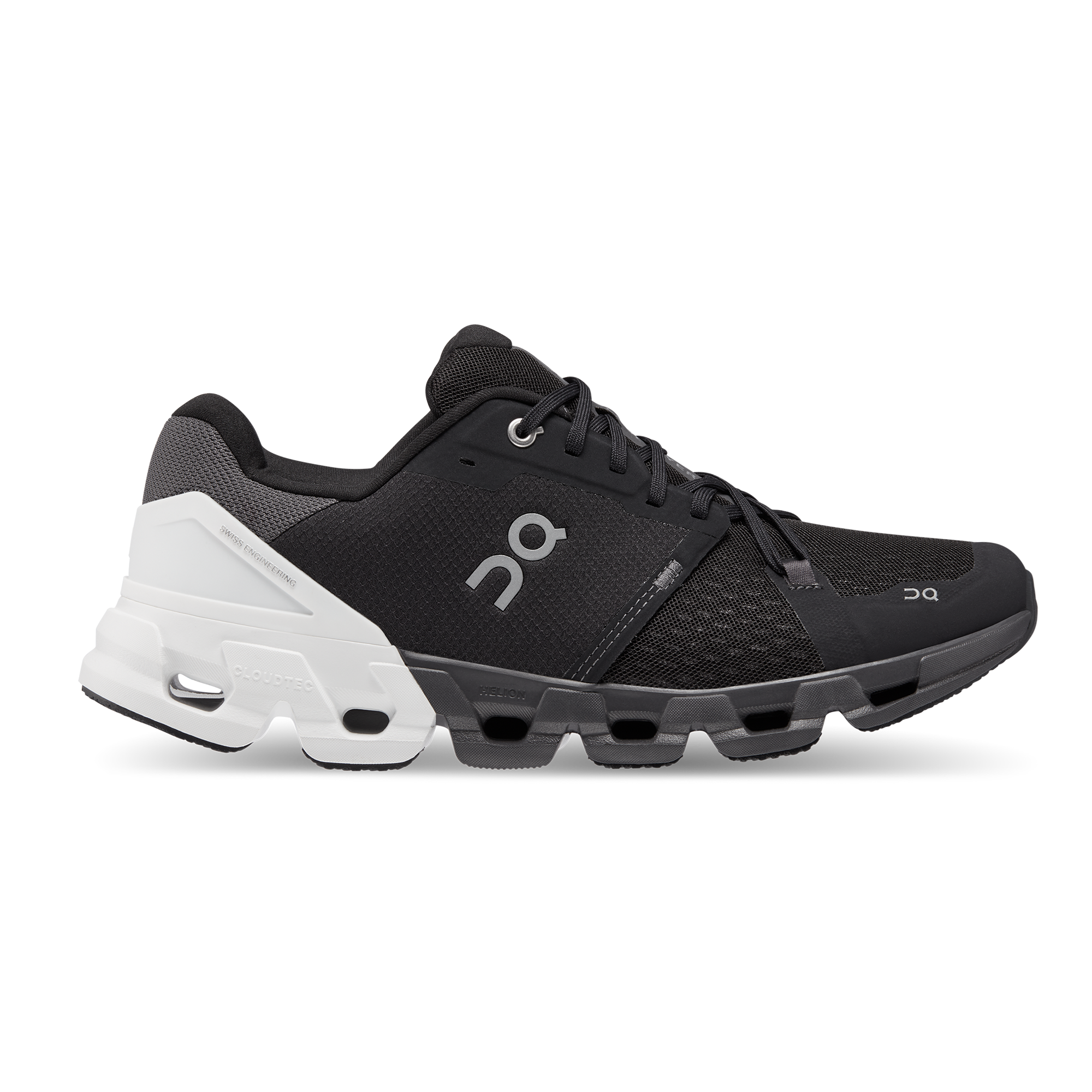 On Running Men's Cloudflyer 4 Running Shoes - Lightweight & Cushioned for Road Running - Black/White - Perfect for Jogging, Gym Workouts & Daily Wear