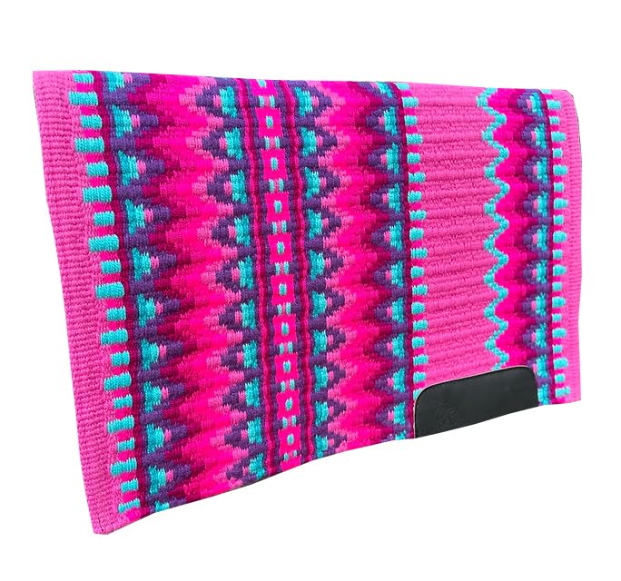 Premium Handmade Wool Western Horse Saddle Blanket - 34