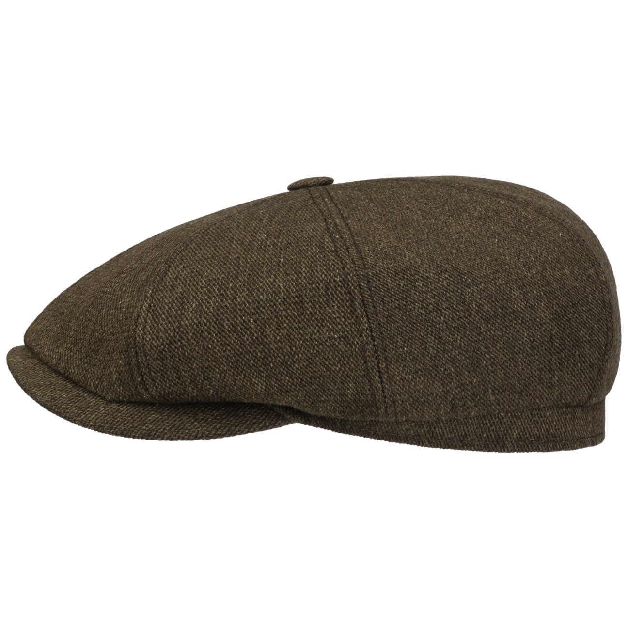 Stetson Hatteras Forestburg Flat Cap for Men - Classic Wool Fedora Hat for Outdoor, Casual & Formal Wear
