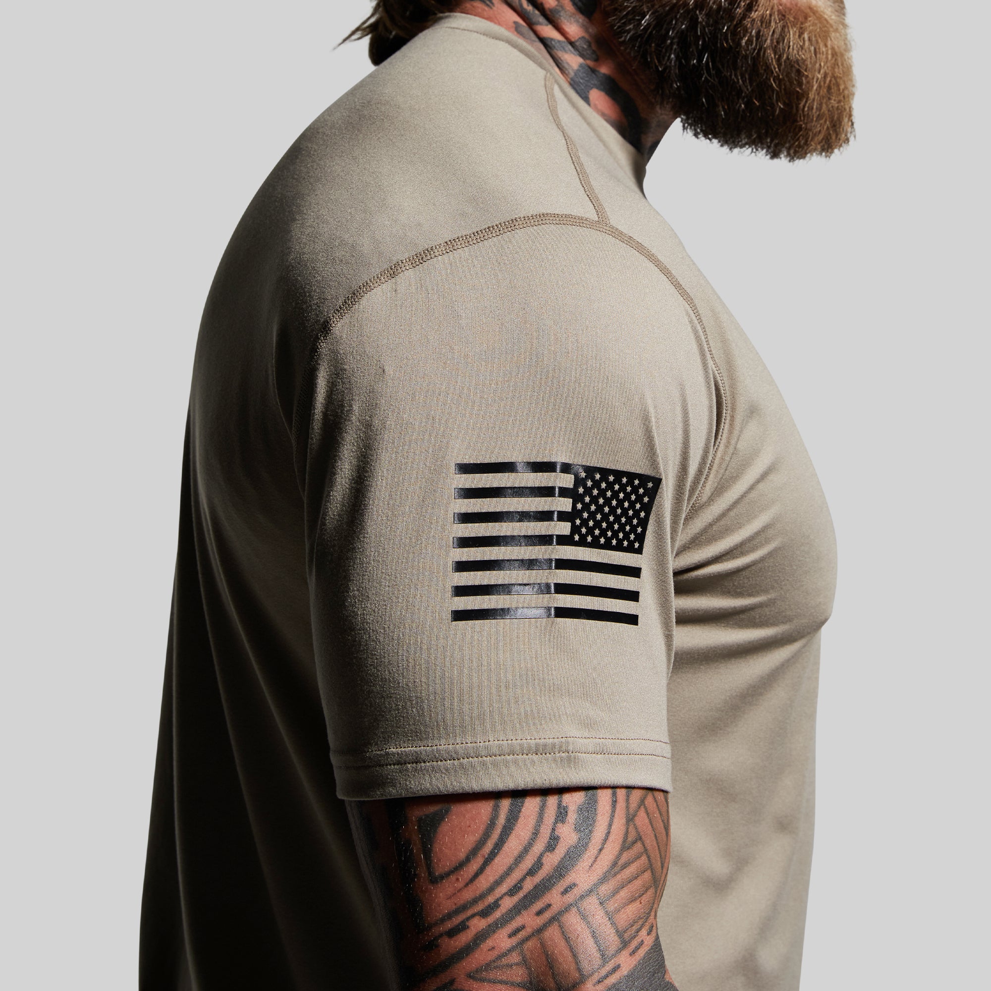 Range Shirt Flag (Desert Tan) - Durable Tactical Shirt Flag for Outdoor Activities, Hunting, and Military Use