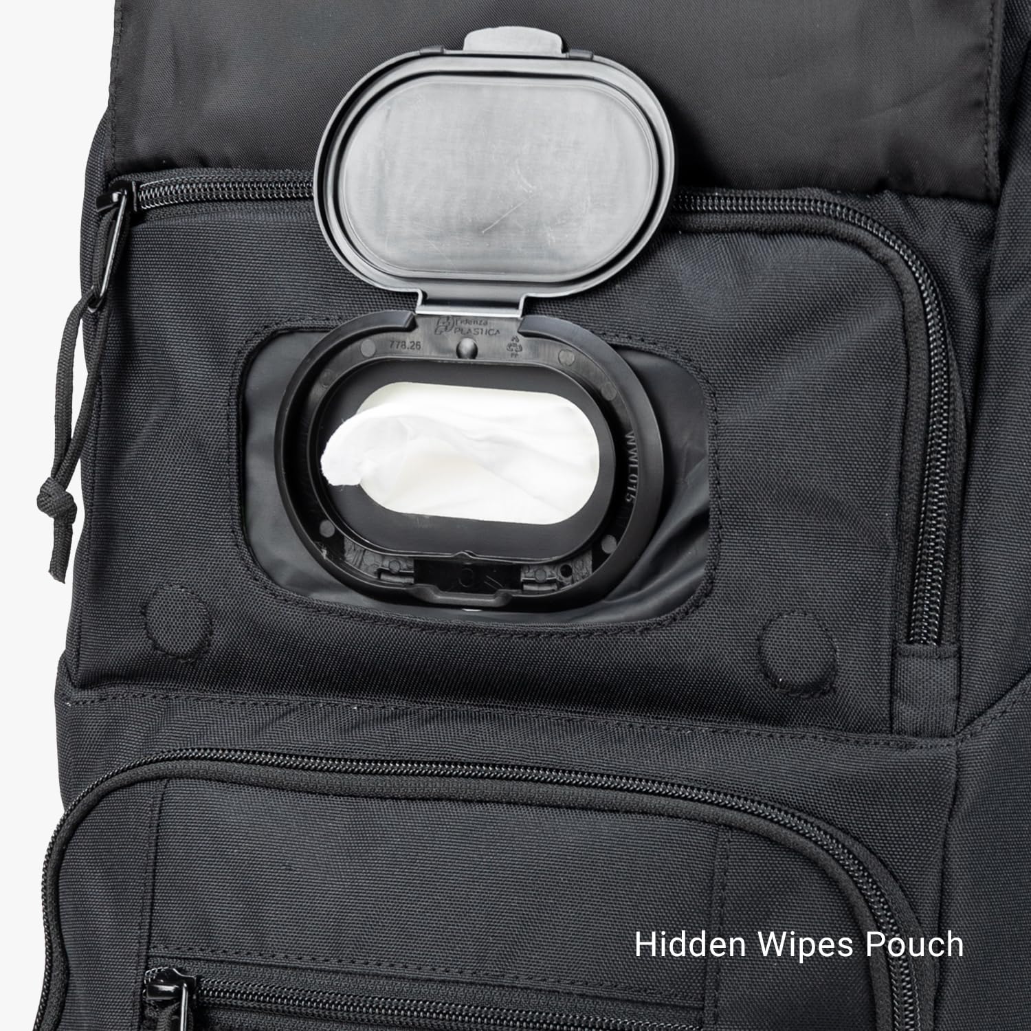 Tactical Diaper Backpack for Men - Waterproof Baby Gear with Changing Pad, Multiple Pockets & Durable Design - Perfect for Travel, Hiking & Everyday Use (Black)