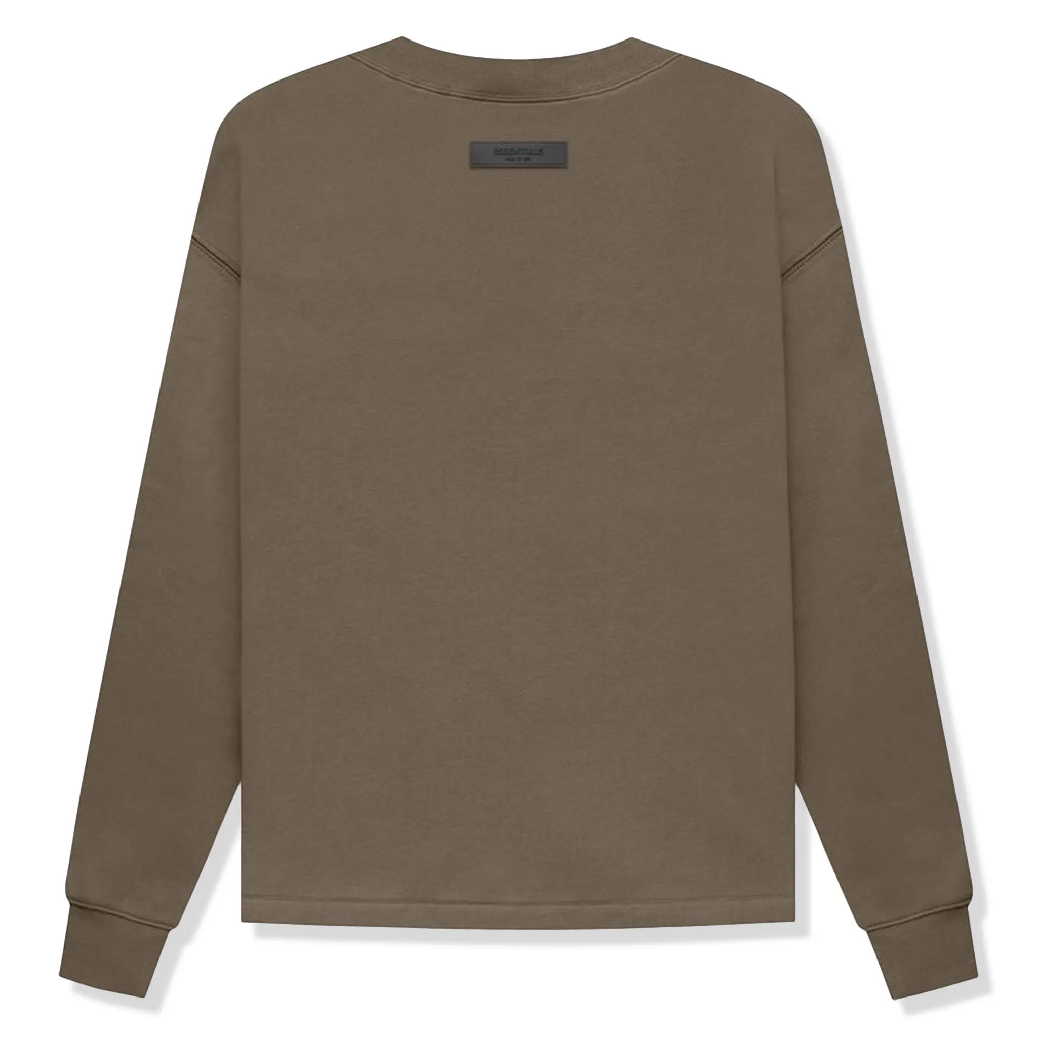 Fear Of God Essentials Relaxed Fit Wood Crewneck Sweatshirt (FW22) - Casual Streetwear for Men, Perfect for Everyday Wear & Layering