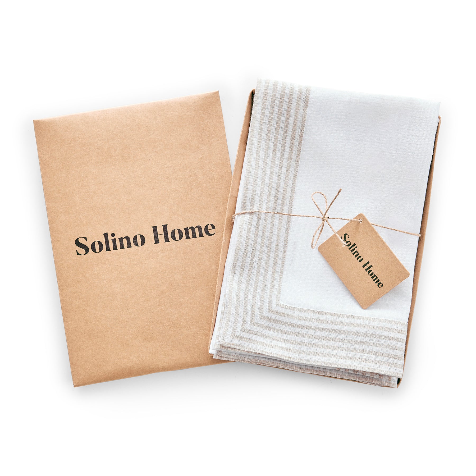 Premium Lucca Napkins - Set of 4 Soft Cotton Dinner Napkins for Formal Dining, Parties & Everyday Use