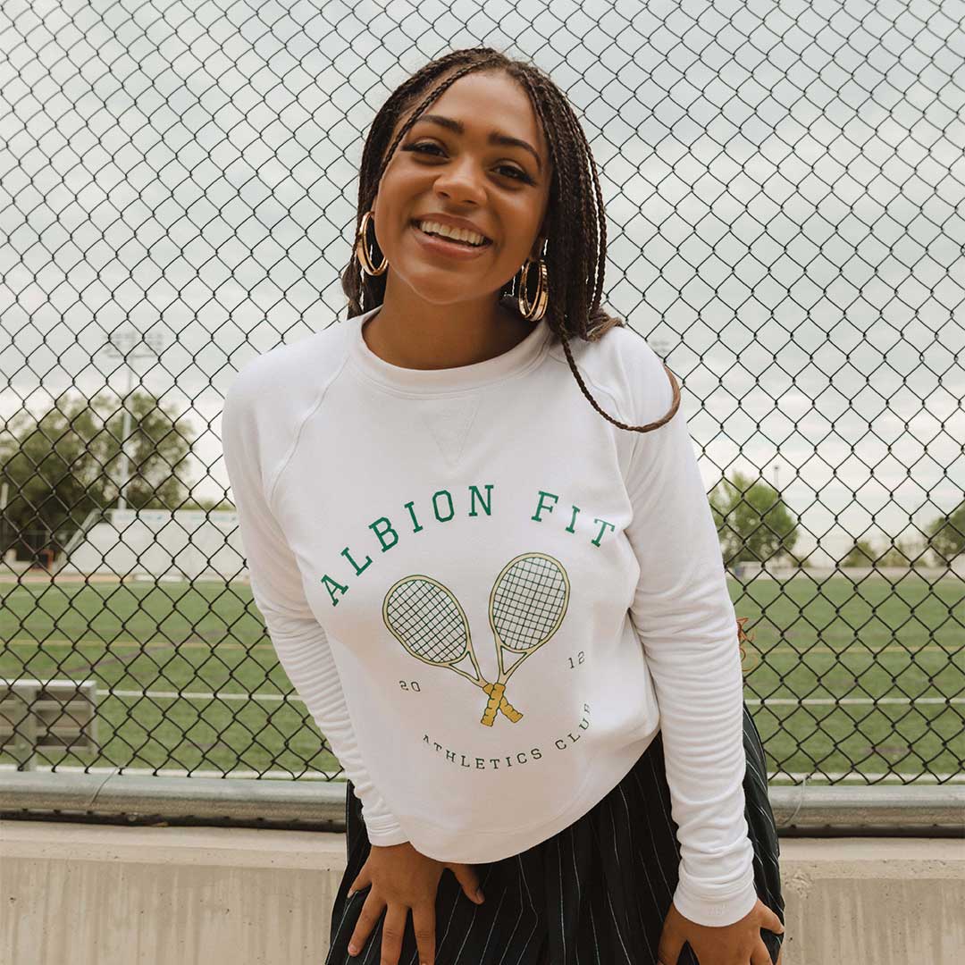 Go To Crew White Tennis Graphic T-Shirt - Casual Comfort Fit for Men & Women - Perfect for Sports, Gym, and Everyday Wear