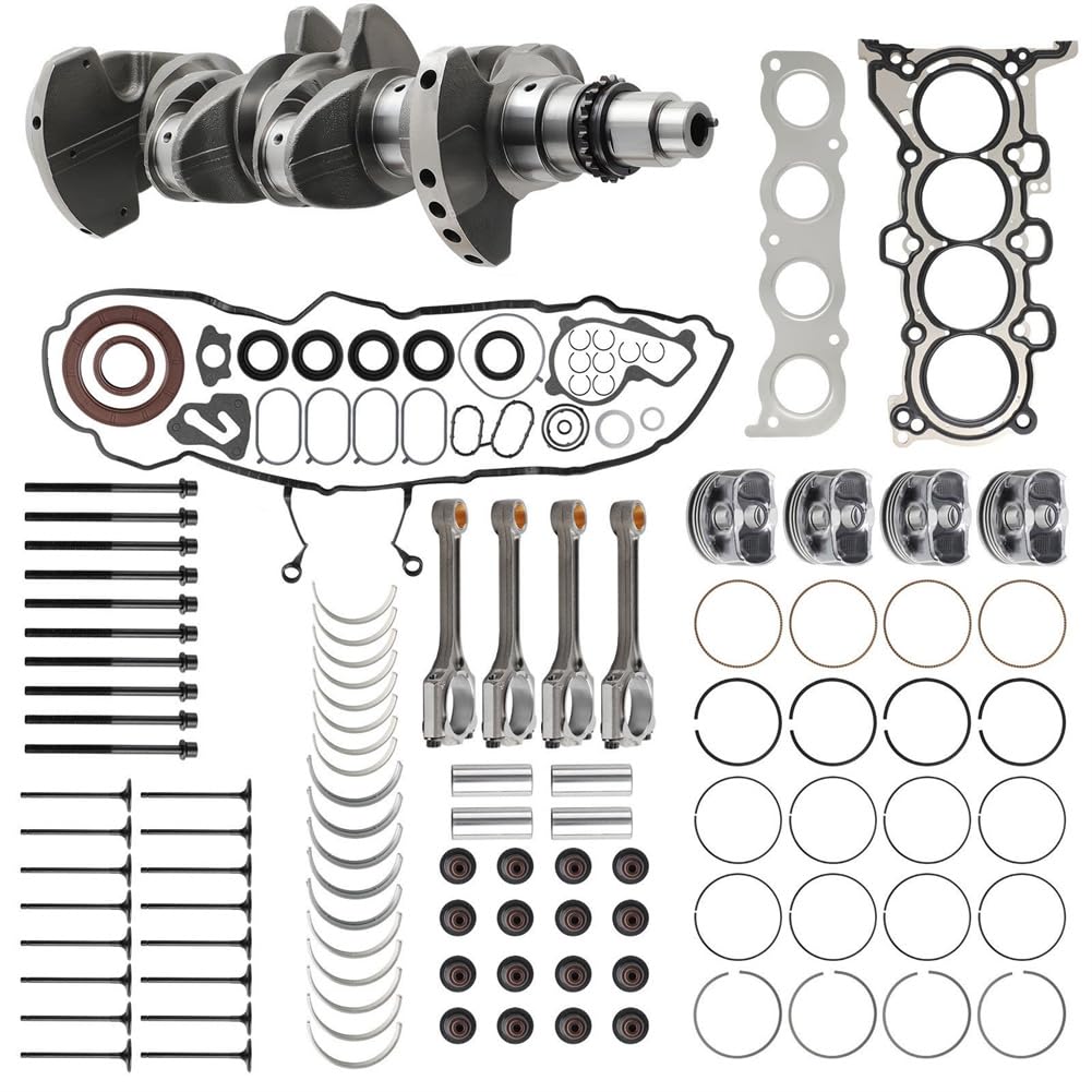 JIK Engine Rebuild Kit - Complete Crankshaft, Connecting Rods & Gasket Set for Hyundai KIA 2.0L Theta II Engine - Perfect for Engine Overhaul & Performance Restoration