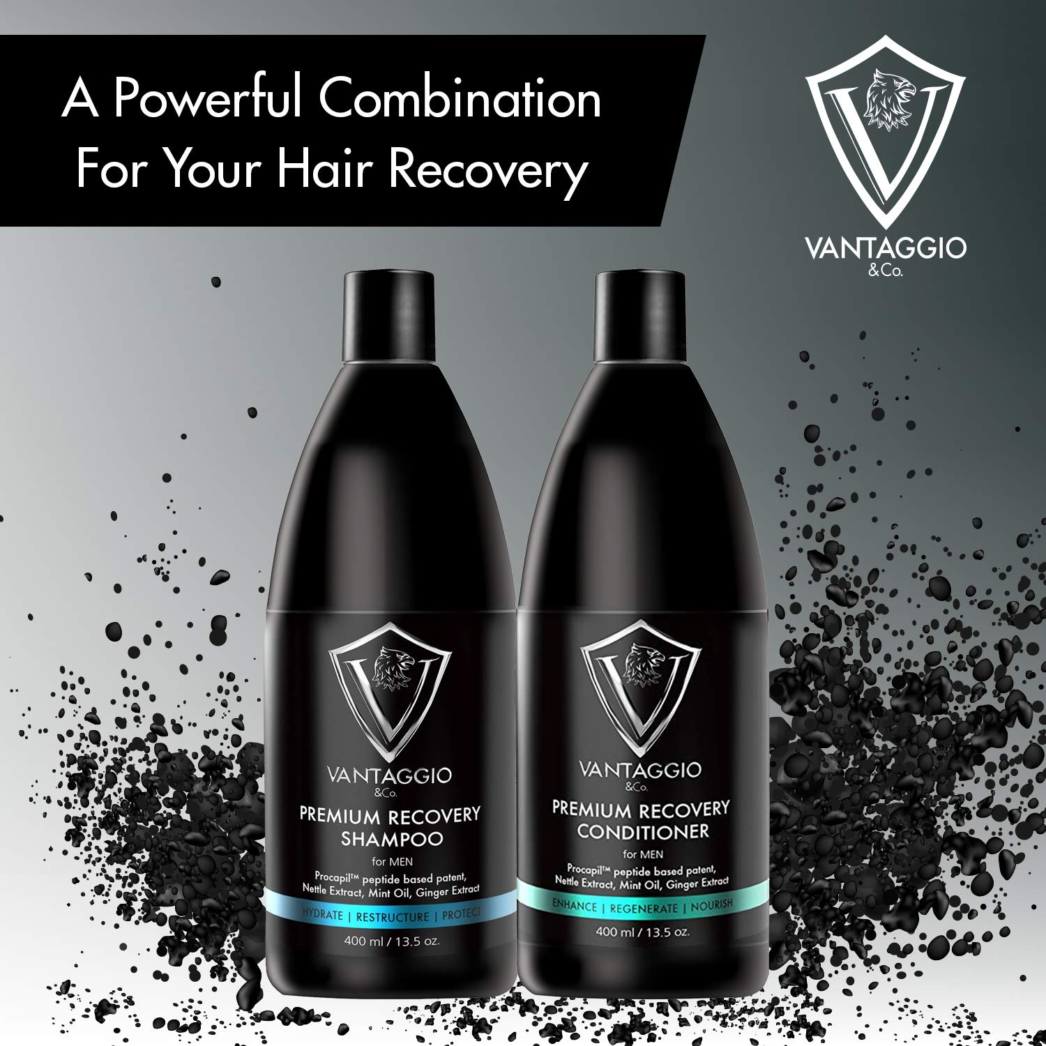 Premium Shampoo & Conditioner Set for Hair Loss Treatment - Stimulates Hair Growth & Thickening with Procapil & DHT Blocker - Fights Thinning Hair & Alopecia - Ideal for Daily Hair Care Routine & Scalp Health Maintenance
