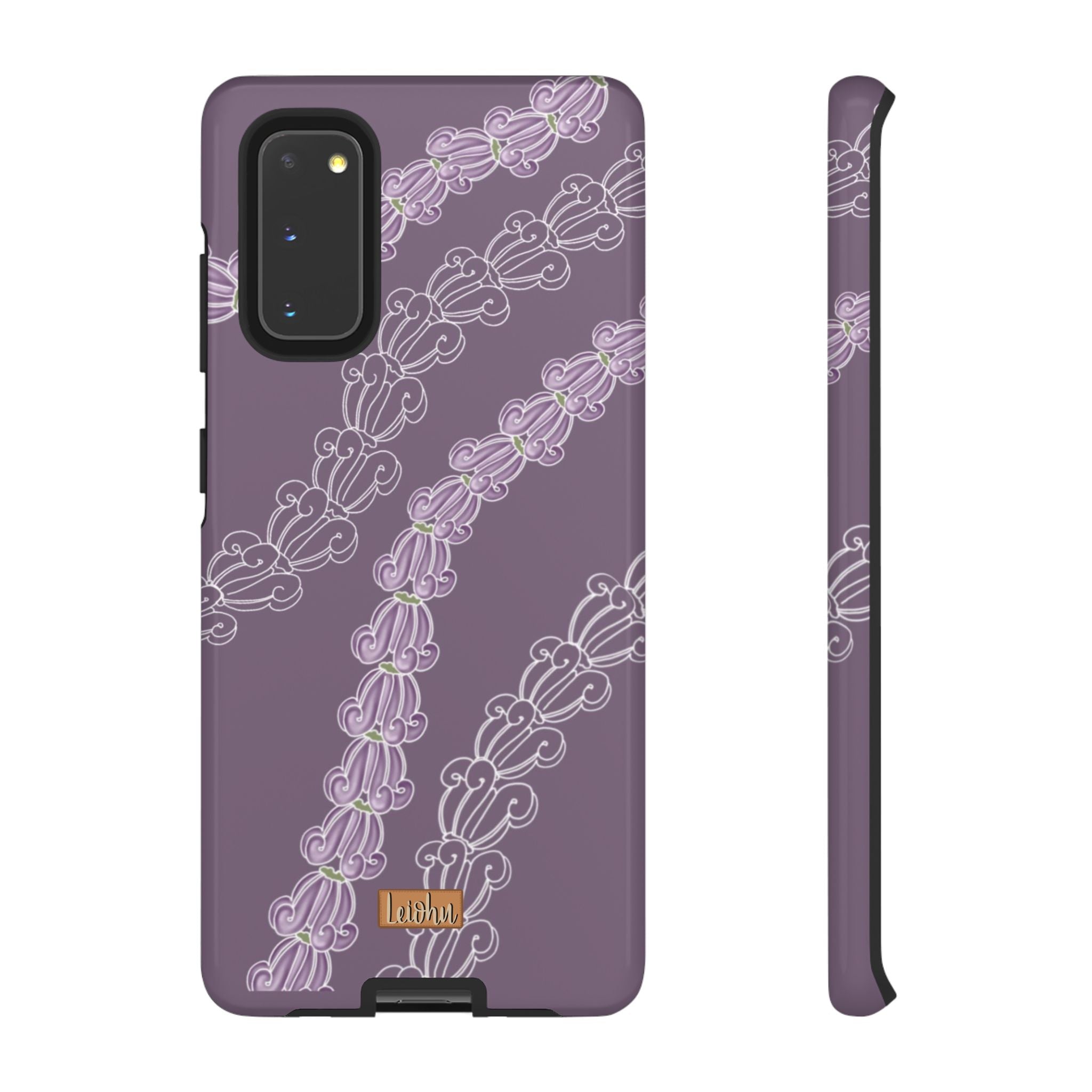 Samsung Galaxy Phone Case with Crown Lei Design - Durable Protective Cover for Samsung Galaxy Series | Perfect for Hawaiian Parties, Luaus, and Tropical Themed Events