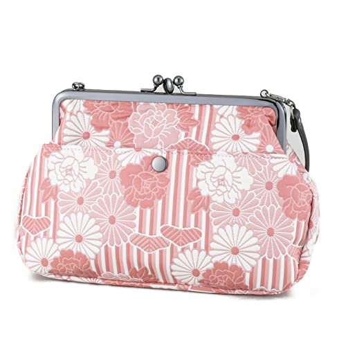 Small Size / Retro Flower Kimono Cloth Pink