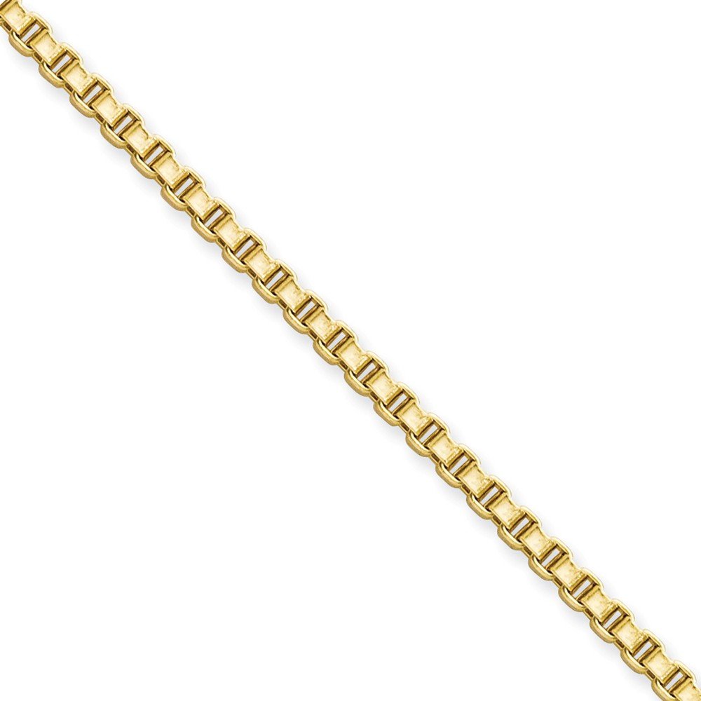 Premium 2.4mm Stainless Steel Gold Plated Box Chain Necklace with Lobster Clasp - Elegant Jewelry for Women, Men, Gift Giving, Everyday Wear & Special Occasions
