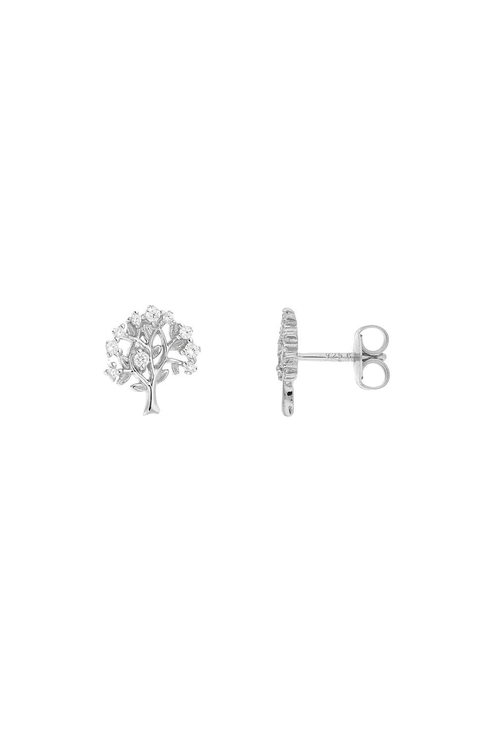 Sterling Silver Tree of Life Stud Earrings for Women - Minimalist Dainty Jewelry Gift for Her - Perfect for Everyday Wear, Weddings & Special Occasions