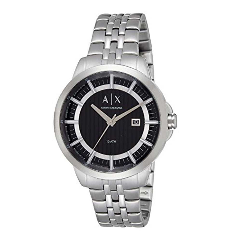 ARMANI EXCHANGE AX2260 Men's Stainless Steel Analog Quartz Watch - Silver Dial for Business, Casual & Formal Occasions