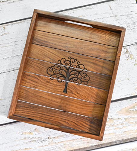 Tree 2 -15x12.5 Inch Rose Wood