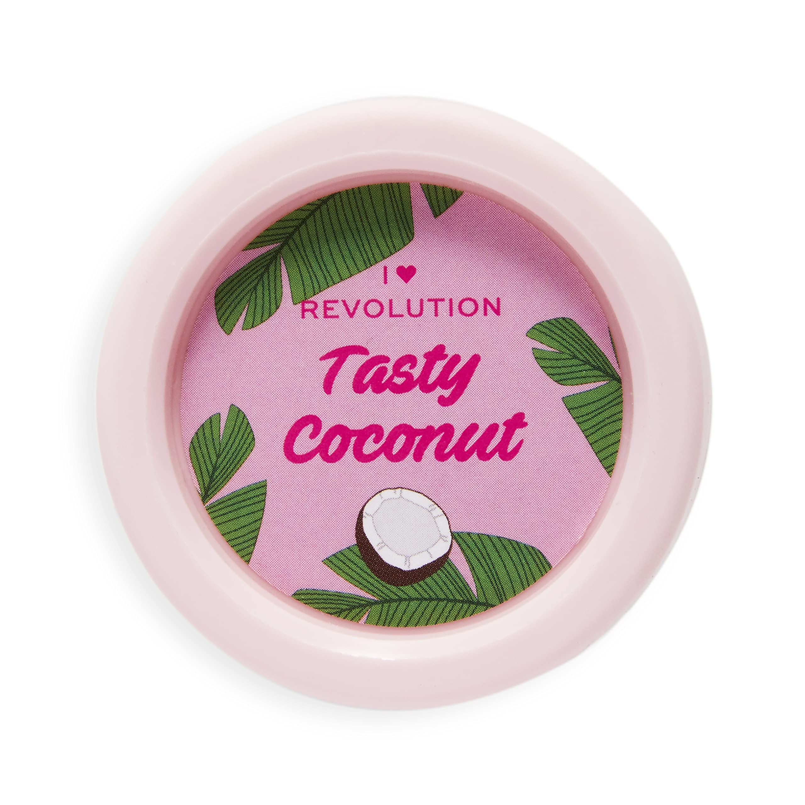Makeup Revolution I Heart Tasty Coconut Lip Scrub - Exfoliating & Moisturizing Lip Care for Soft, Smooth Lips | Perfect for Pre-Lipstick Prep & Nighttime Lip Treatment