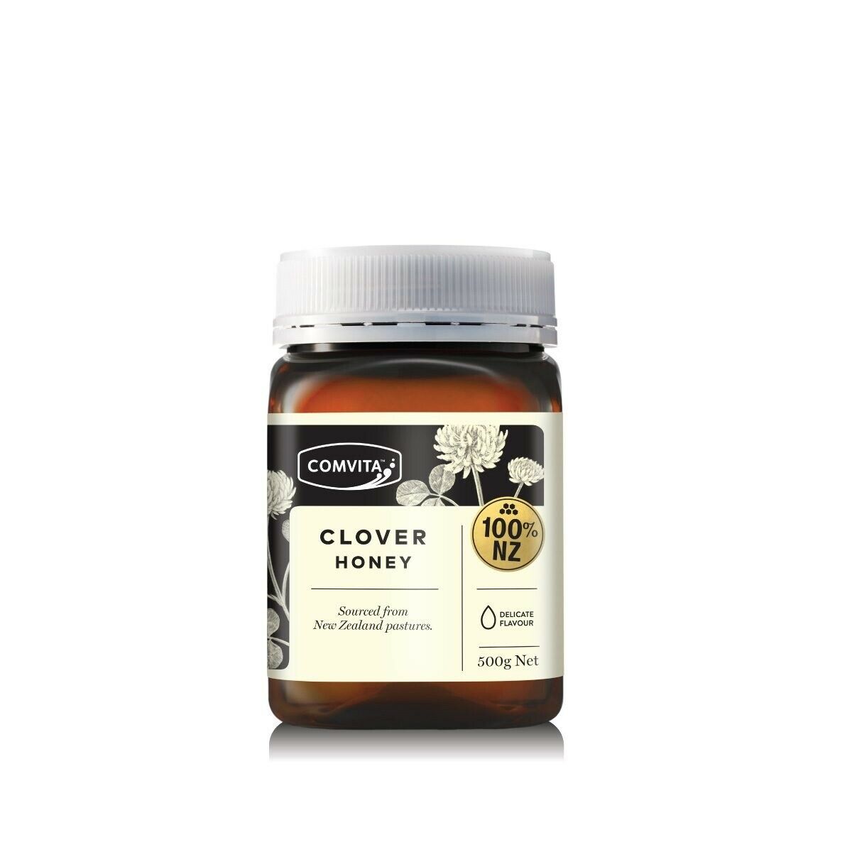 Comvita Pure Clover Honey - 100% Natural, Raw & Unprocessed | Perfect for Tea, Baking & Healthy Breakfasts