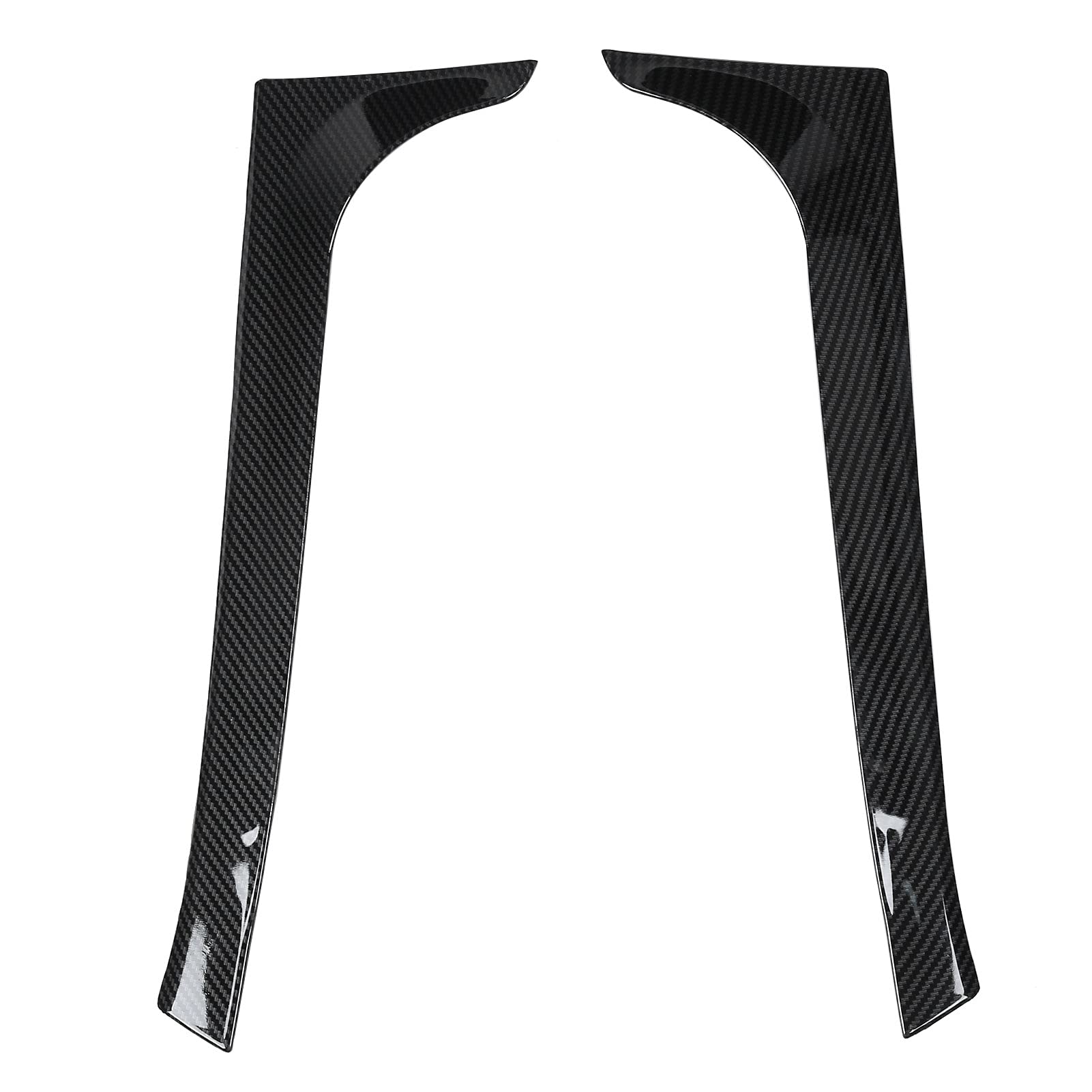 Carbon Fiber Rear Car Side Window Spoiler - 2pcs Set for Auto Modification & Replacement | Enhance Style & Aerodynamics for Sedans, Coupes, and Hatchbacks