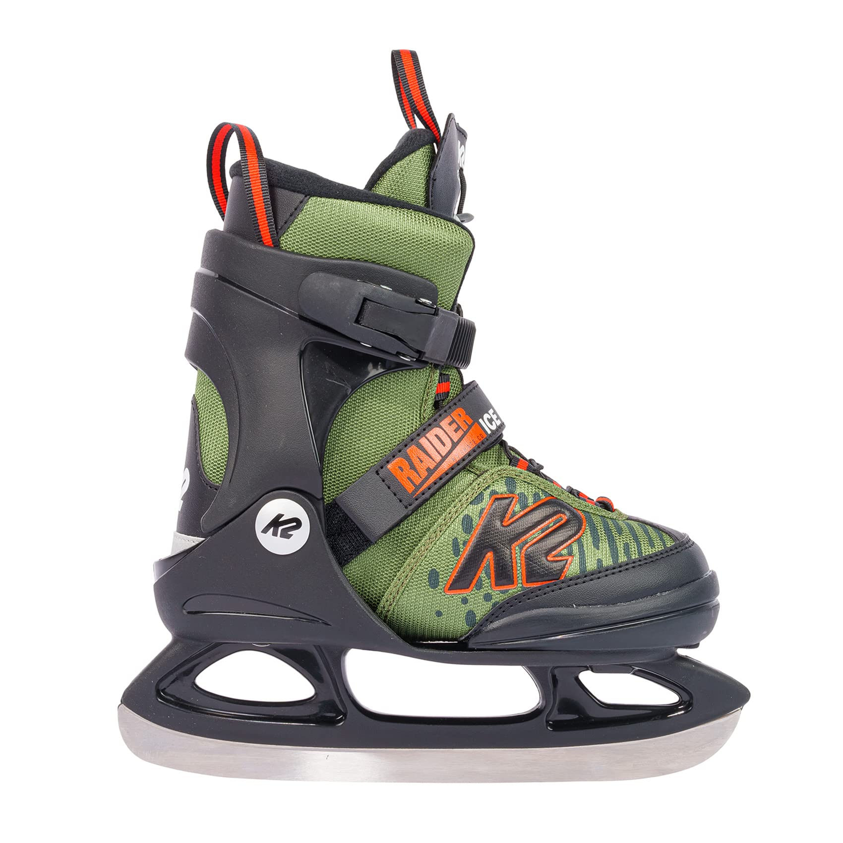 K2 Raider Boys Adjustable Ice Skates - Youth Hockey & Figure Skating - Perfect for Beginners & Recreational Skating on Indoor/Outdoor Rinks