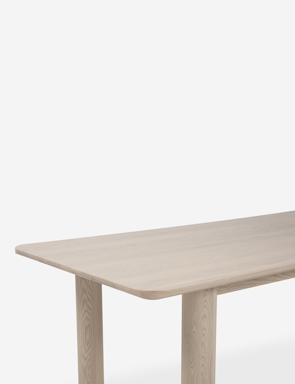 Sun at Six Arc Dining Table - Modern Solid Wood Dining Table for Kitchen & Dining Room - Perfect for Family Gatherings & Dinner Parties