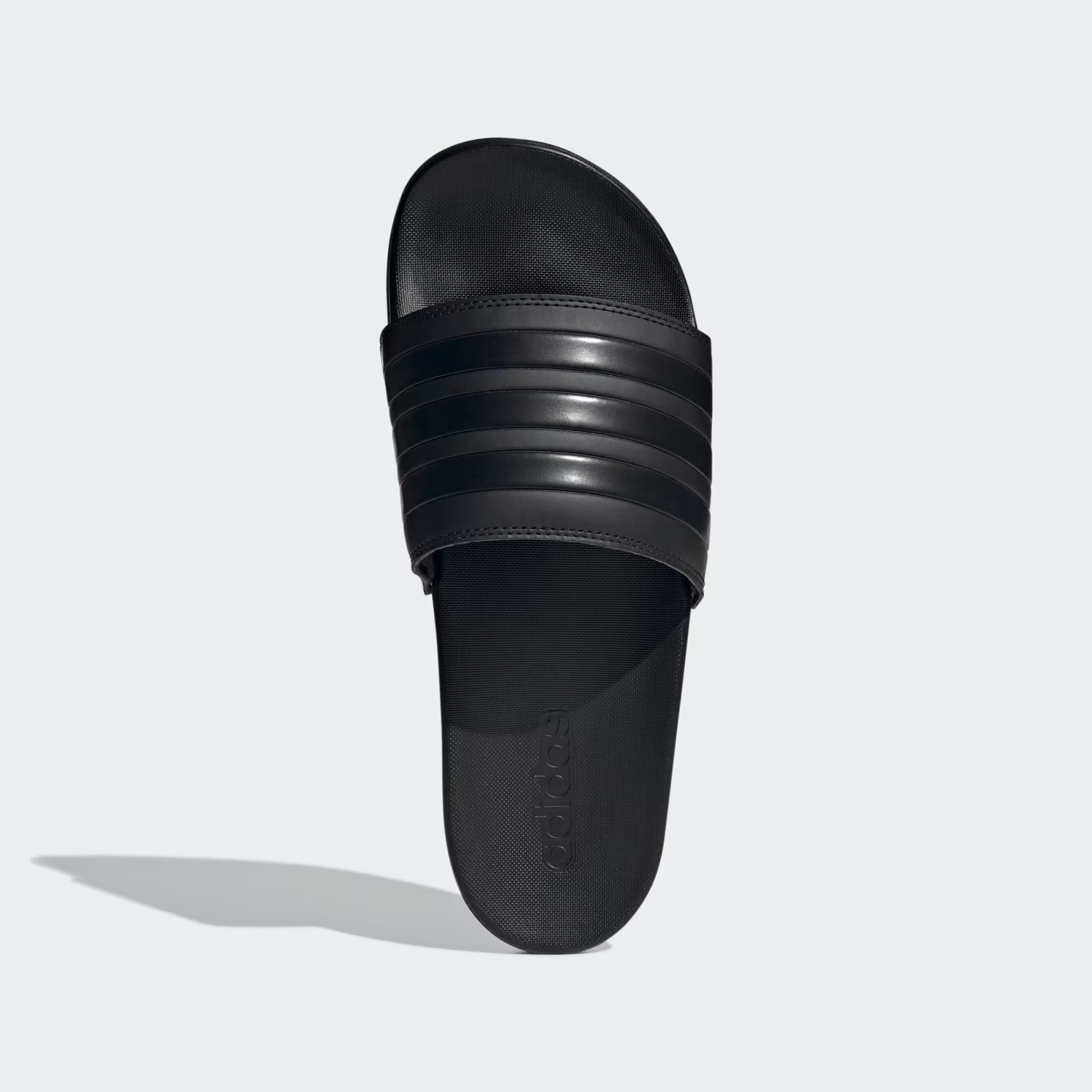 Adilette Comfort Slides for Men & Women - Ultra Soft & Supportive Pool & Beach Sandals (Core Black) - Perfect for Lounging, Travel & Post-Workout Relaxation