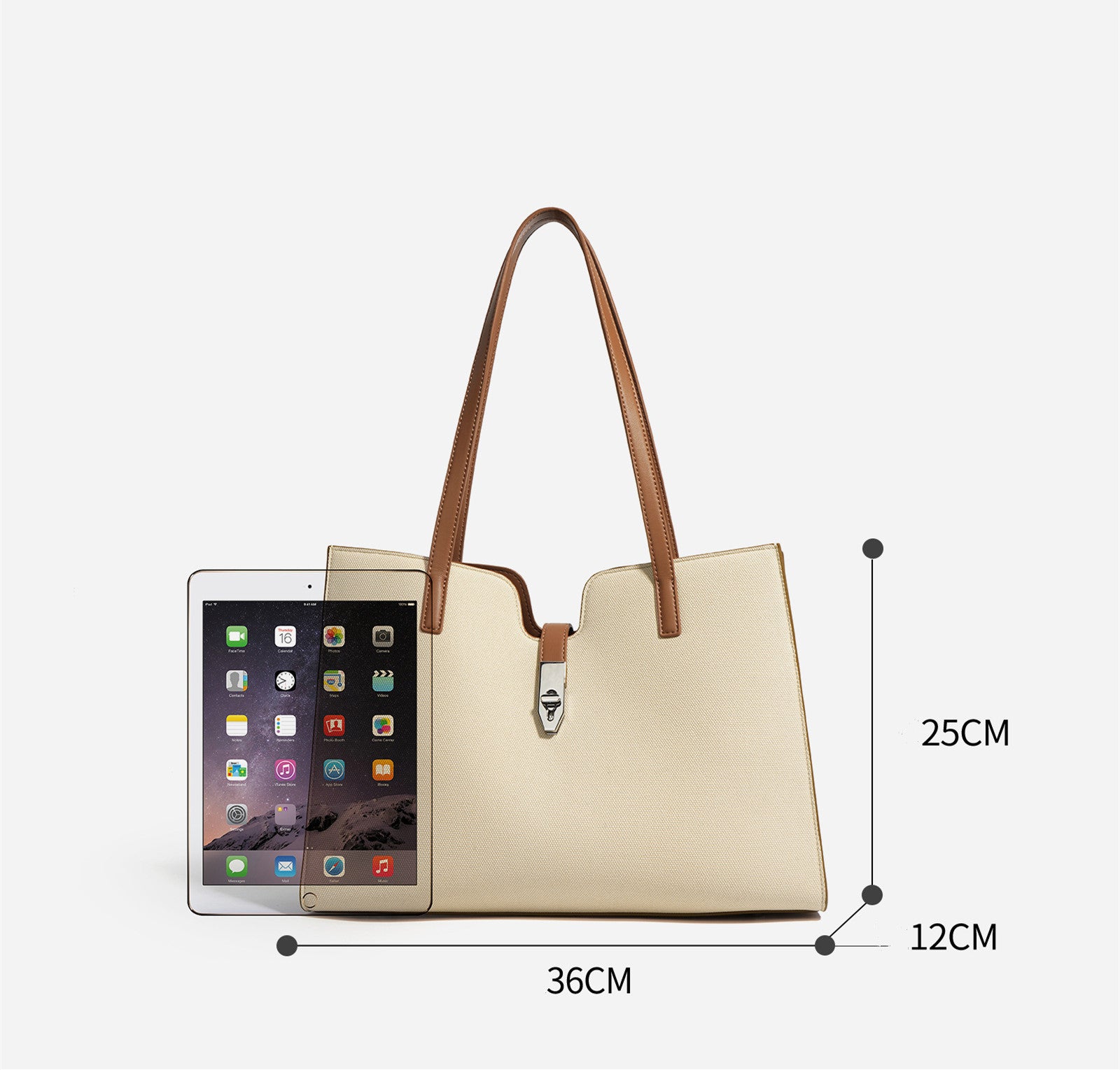 Stylish & Durable Everyday Tote Bag for Women - Waterproof Large Capacity Shoulder Bag - Perfect for Work, Shopping, Travel & Beach