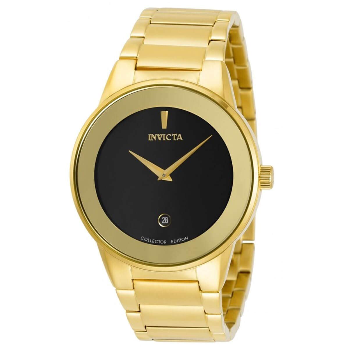 Invicta Men's Watch 30537 - Black Dial Quartz Watch for Men | Water Resistant, Durable & Stylish | Perfect for Business, Casual & Outdoor Activities