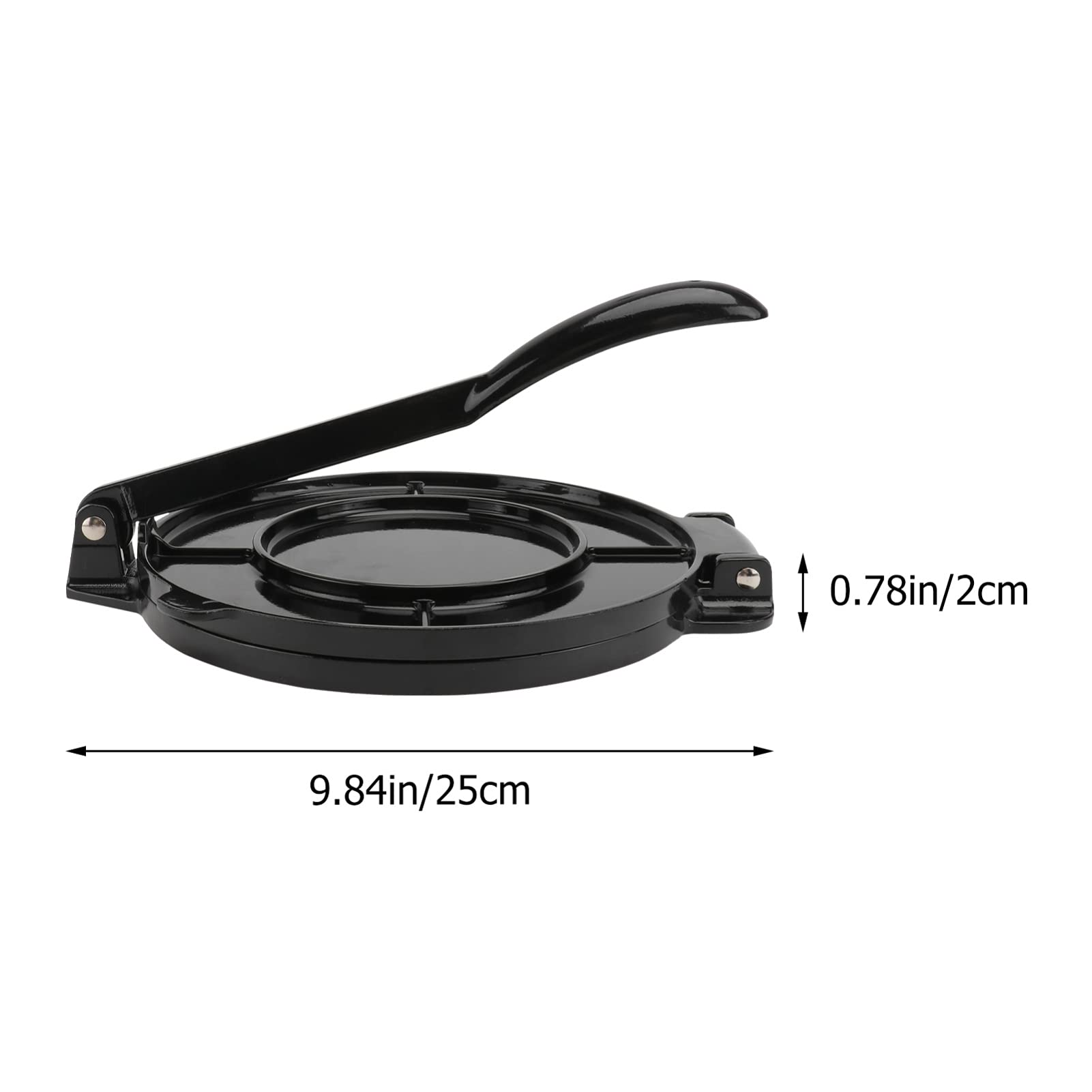 Premium Aluminum Alloy Tortilla Press - Heavy Duty Flour & Corn Tortilla Maker for Roti, Dosa, Tawa - Authentic Mexican Kitchen Tool for Homemade Flatbreads & Wraps | Perfect for Taco Night, Indian Cuisine & Latin Cooking