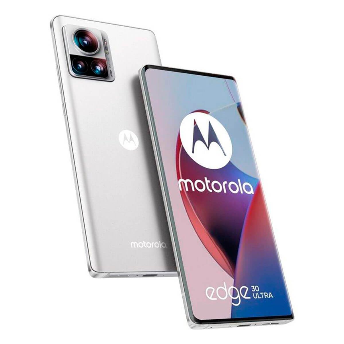 Motorola Edge 50 Pro Unlocked 5G Smartphone - 512GB ROM + 12GB RAM, Dual SIM, GSM Only (Moonlight Pearl) - International Version for Travel & Business Use