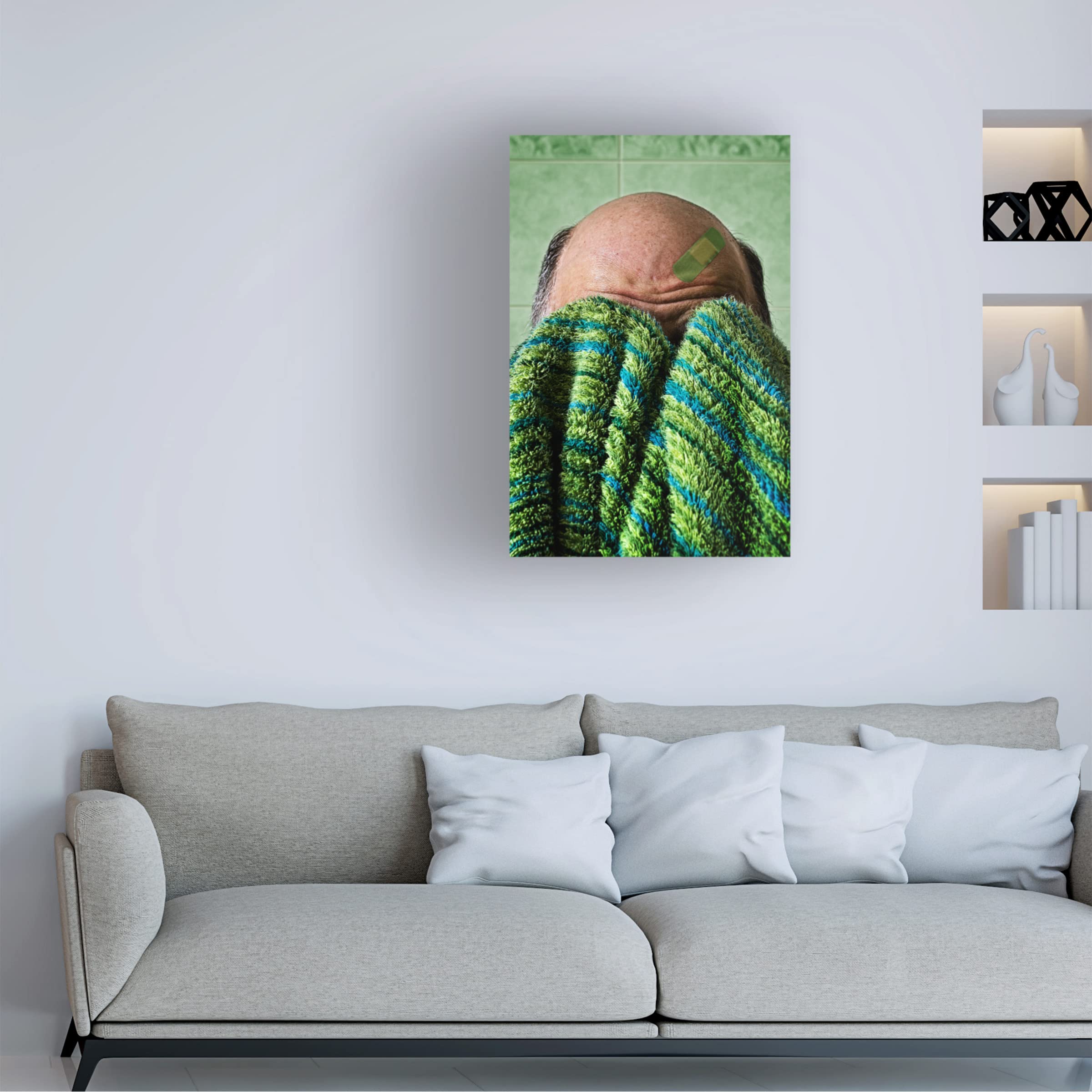 Trademark Fine Art 'The Maniac' Canvas Wall Art Print by Mister Solo - Modern Home Decor for Living Room, Bedroom & Office