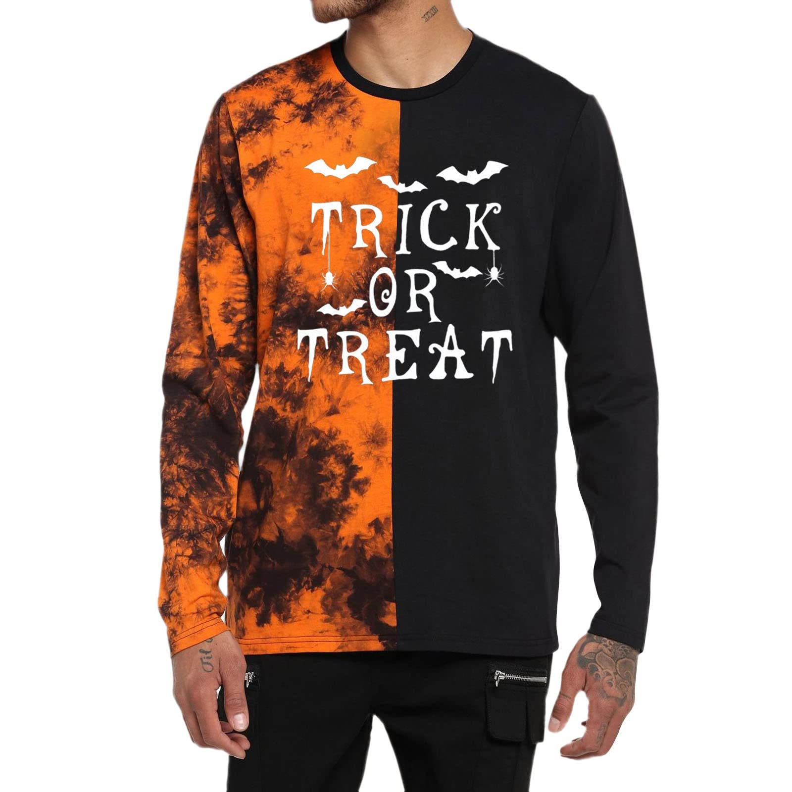 Funny Jack O Lantern Pumpkin Face Halloween Hoodie - Adult & Youth Short Sleeve Sweatshirt for Men | Perfect for Halloween Parties, Trick or Treating & Spooky Seasonal Outfits (Black)