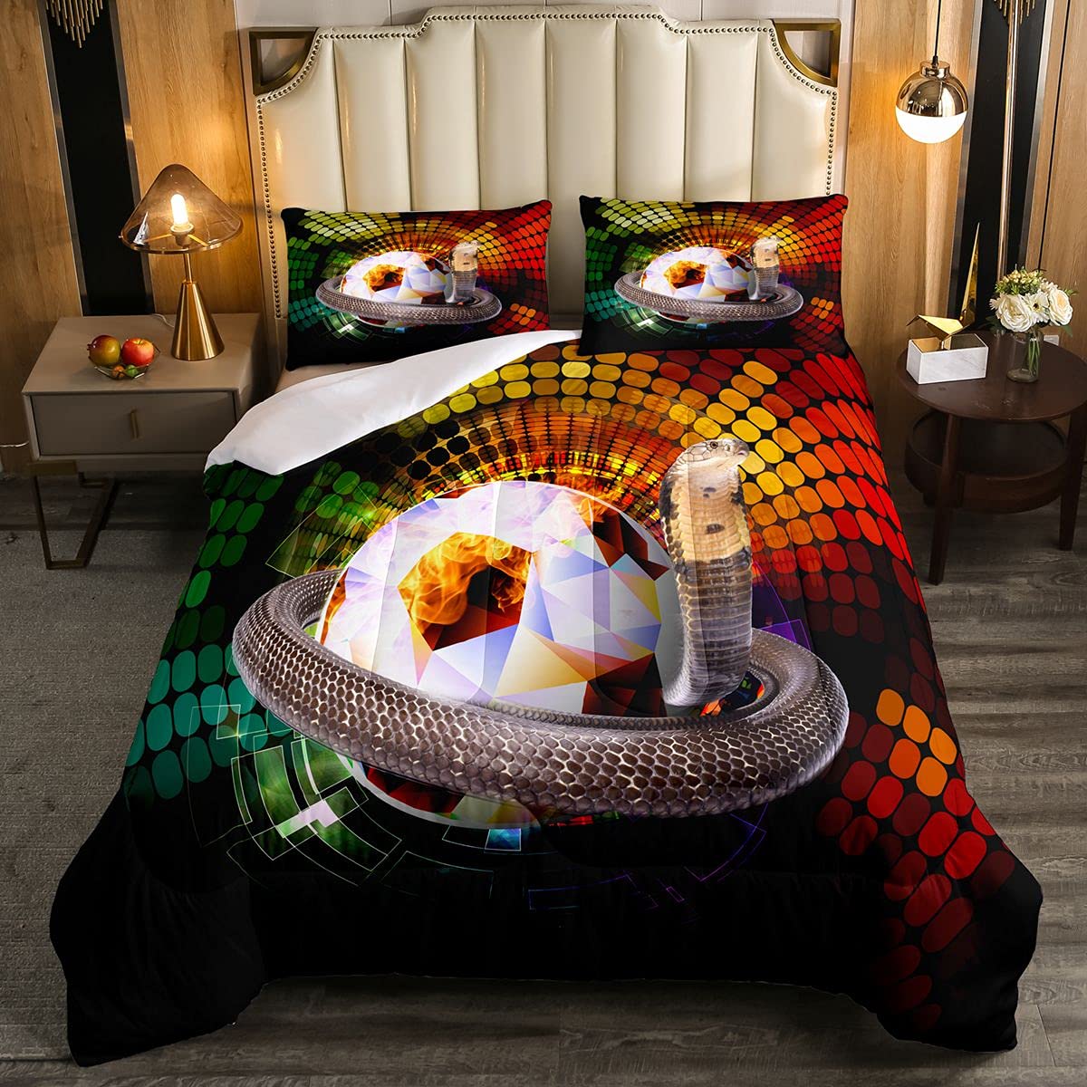 Feelyou 3D American Football Duvet Cover Set - Twin Size Soccer Ball Pattern Bedding with 1 Pillowcase for Kids & Teens | Sports Theme Boys Girls Room Decor | Perfect for Game Day, Sleepovers & Sports Fan Gifts