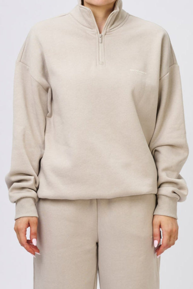 INSPORT Women's Zoe Quarter Moon Zip Top - Lightweight Athletic Jacket for Running, Yoga & Outdoor Activities