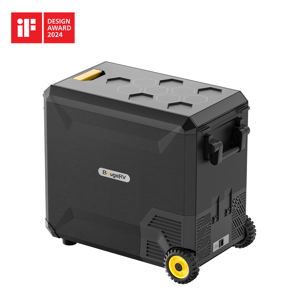 BougeRV ASPEN 50 PRO 12V Portable Car Refrigerator with IceDrive™ Technology & 220Wh Battery - Perfect for Camping, Road Trips, and Outdoor Adventures