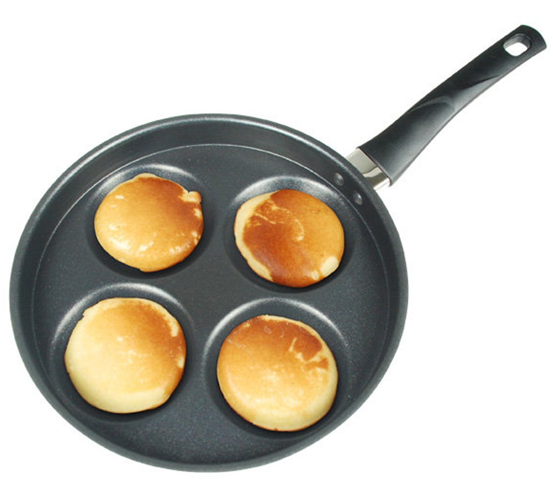 Non-Stick Egg Pan - 8 Inch Pancake & Frying Pan with Lid, Perfect for Eggs, Omelets & Breakfast Cooking - Ideal for Home Kitchen, Camping & RV Use