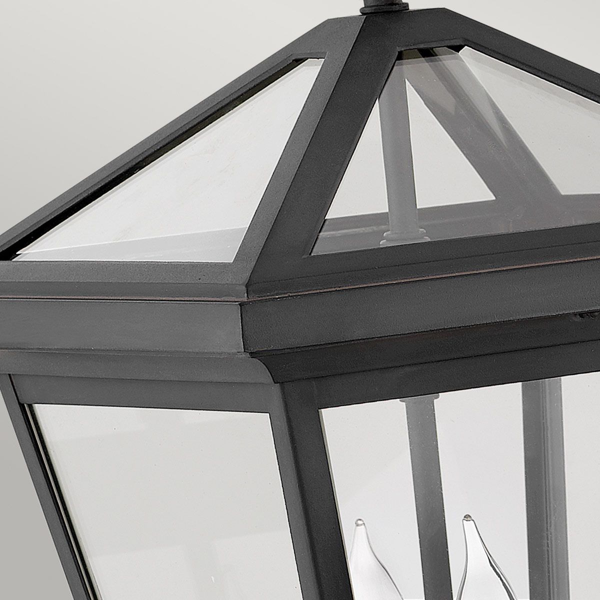 Alford Place 2/3Lt Small/Medium/Large Outdoor Wall Lantern in Museum Black with E14 Socket and IP44 Rating - Perfect for Porch, Garden, and Patio Lighting