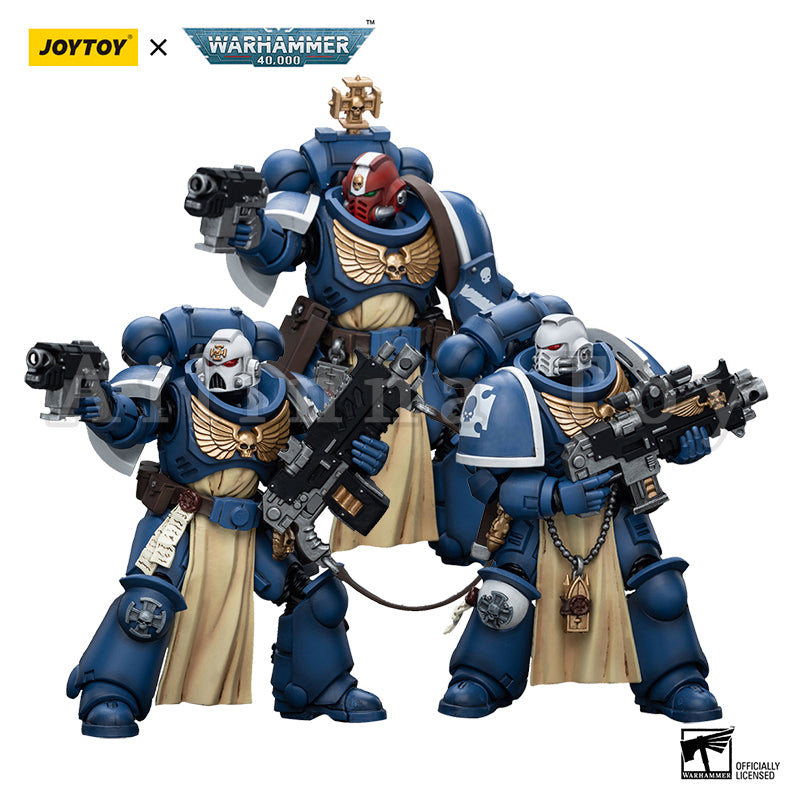 Pre Order JOYTOY 1/18 Warhammer 40K Ultramarines Sternguard Veteran Action Figure - Reissue Collectible Model for Tabletop Gaming & Display