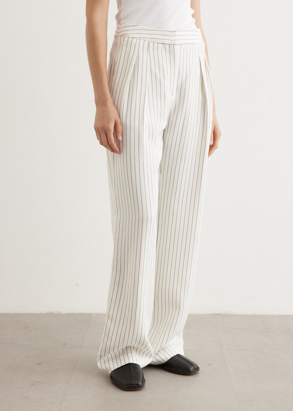 Ayla Tailored Straight Trousers for Women - High Waist Slim Fit Dress Pants for Office & Business Casual Wear | Perfect for Work, Travel & Formal Occasions