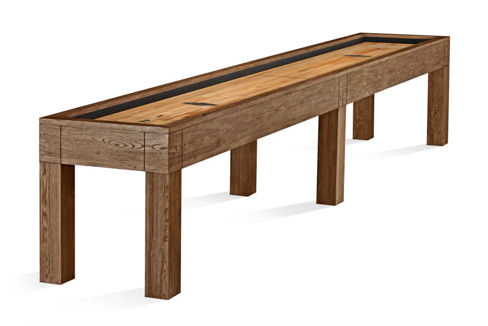 Brunswick Sanibel 12-Foot Shuffleboard Table for Game Room, Bar & Home Entertainment | Premium Indoor Shuffleboard Game